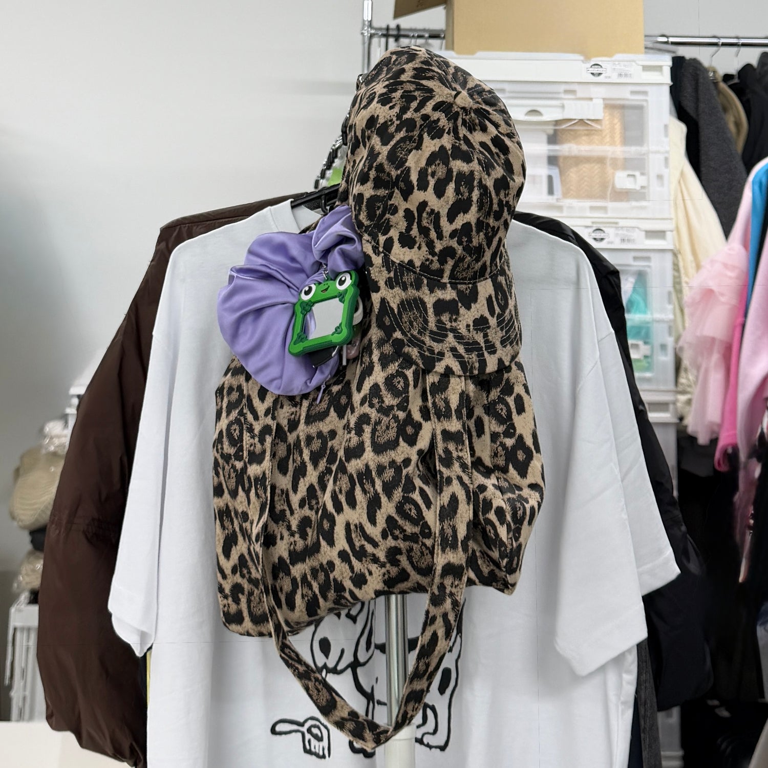 plus one tote / leopard