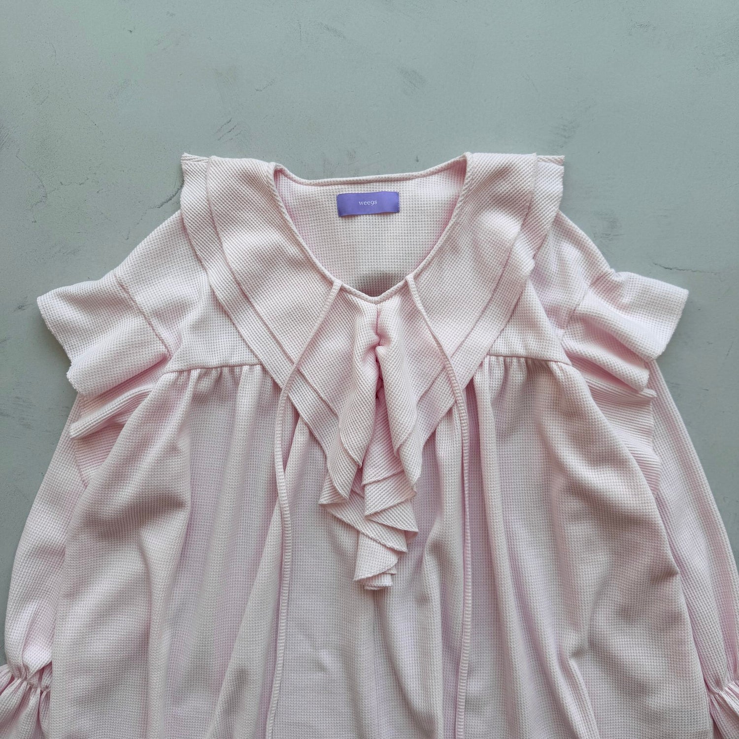 WAFFRILL TOPS / baby pink