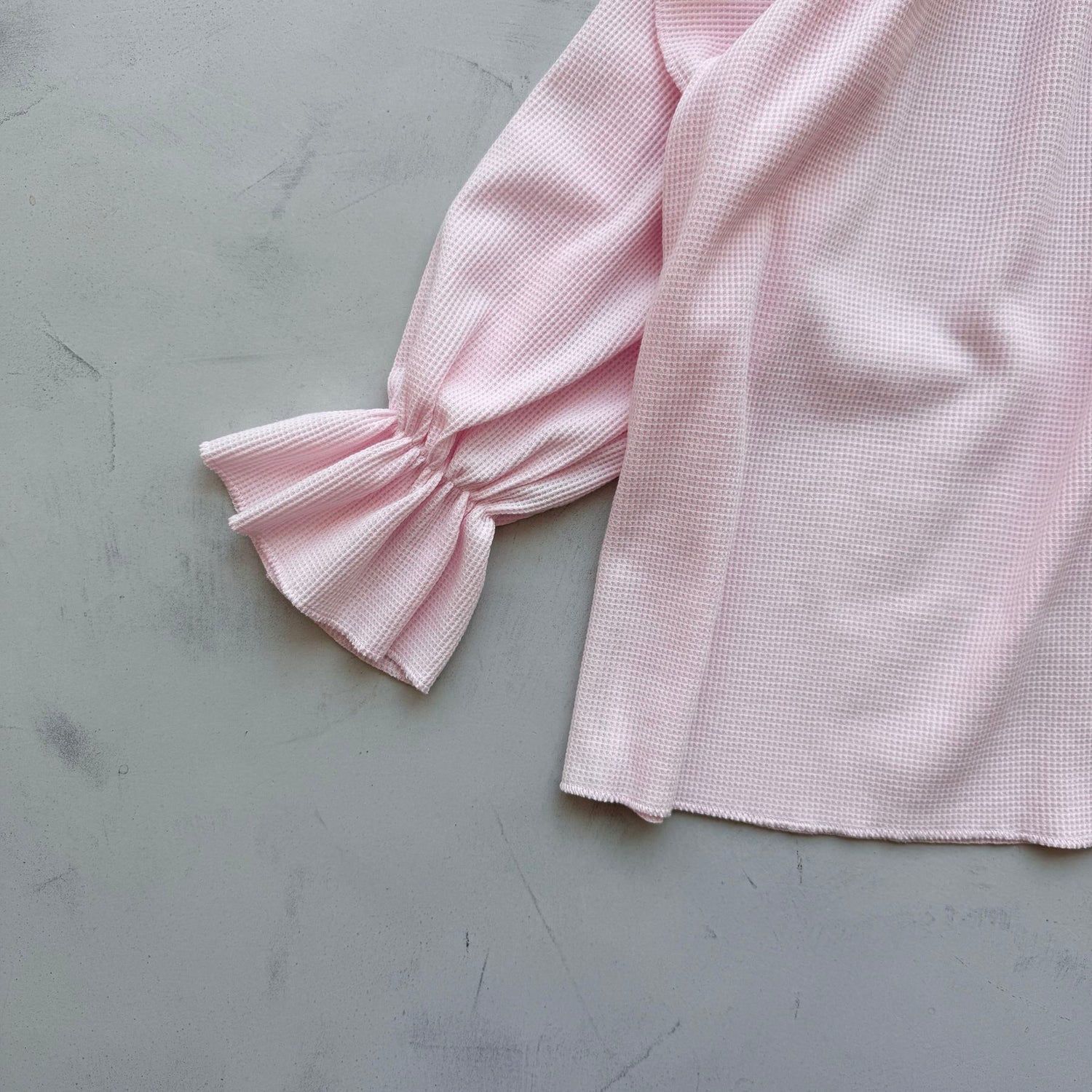 WAFFRILL TOPS / baby pink