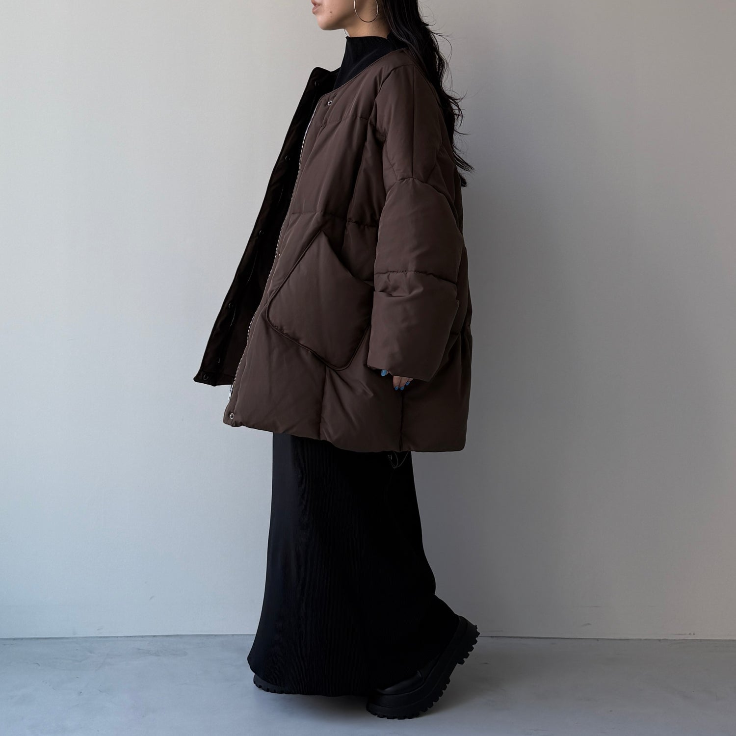 perfect silhouette NAKAWATA down / beige