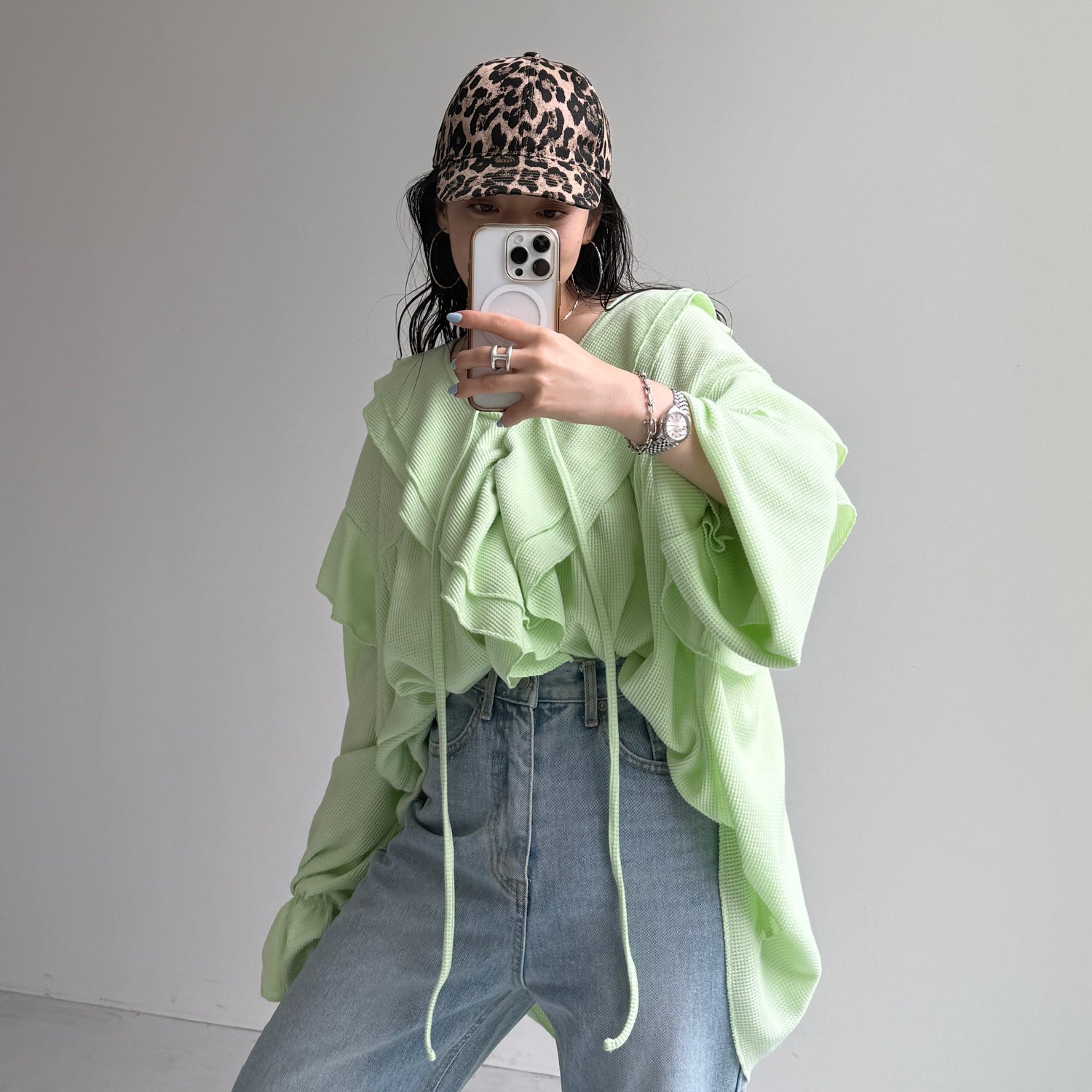 plus one cap / leopard
