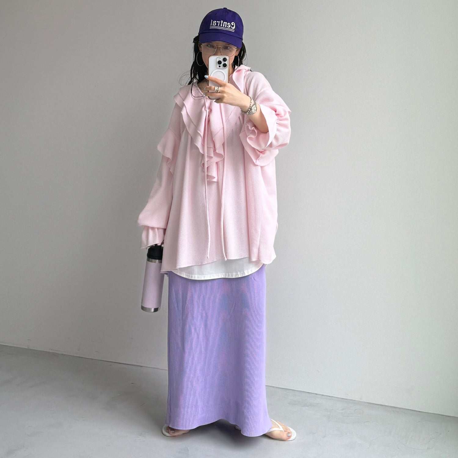 WAFFRILL TOPS / baby pink