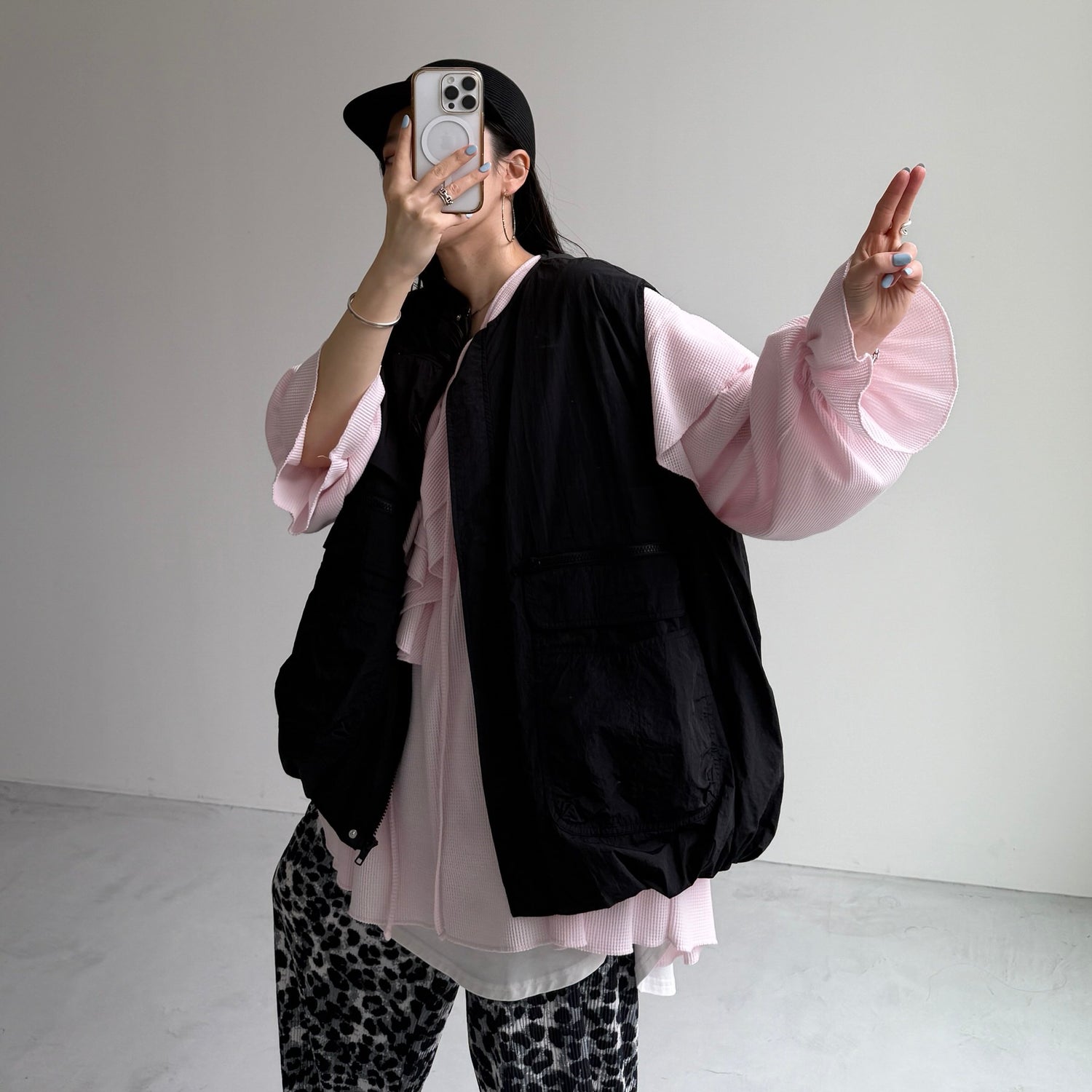 WAFFRILL TOPS / baby pink