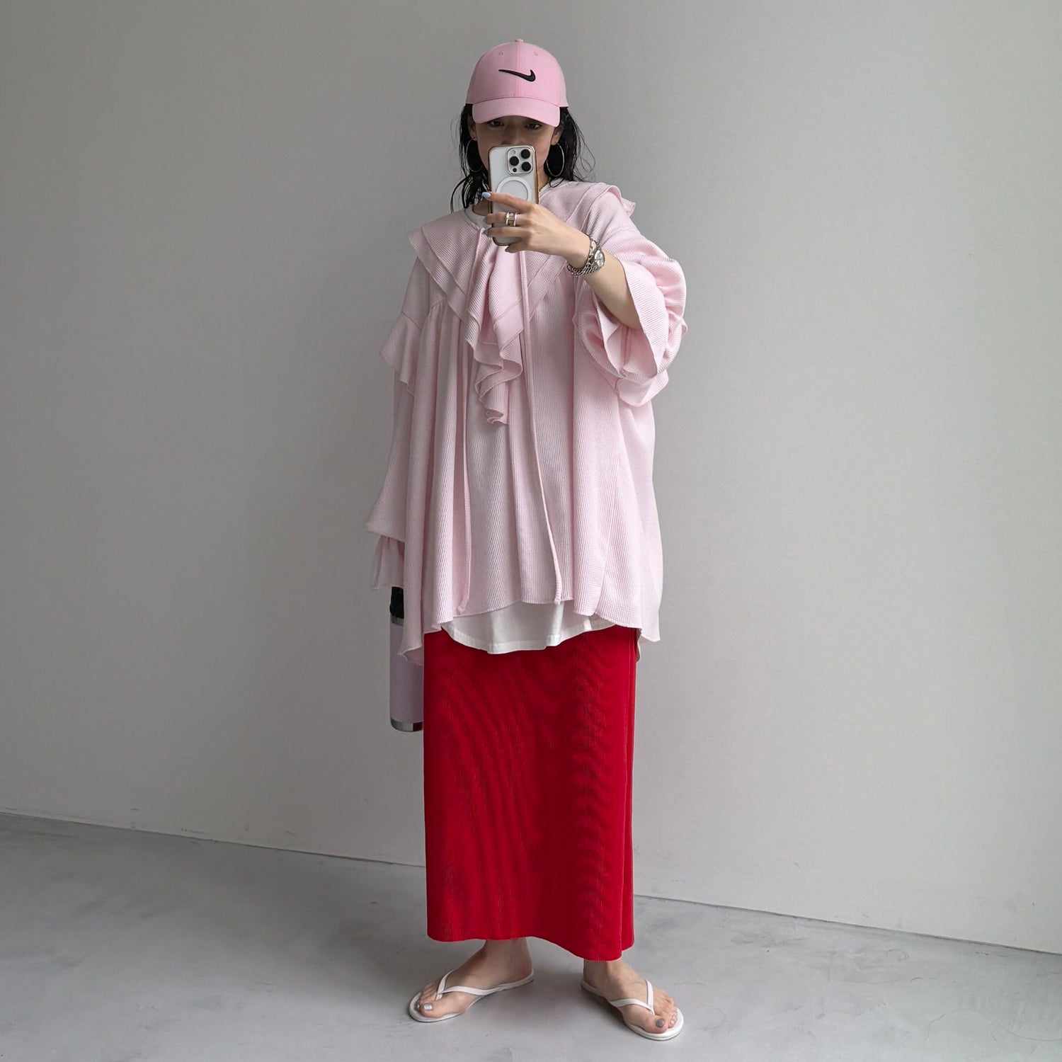 WAFFRILL TOPS / baby pink