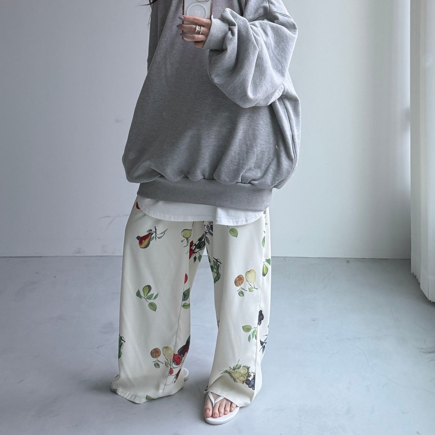 fruity pants / ivory