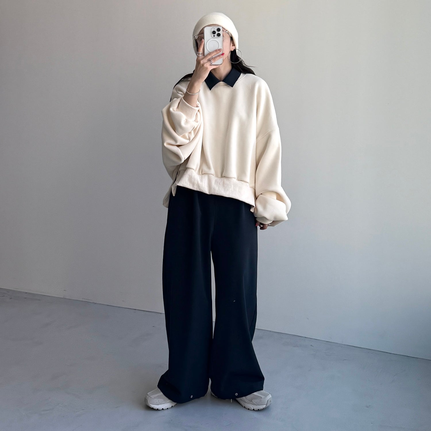 OSUMITSUKI sweat / ivory [SHORT or FREE]