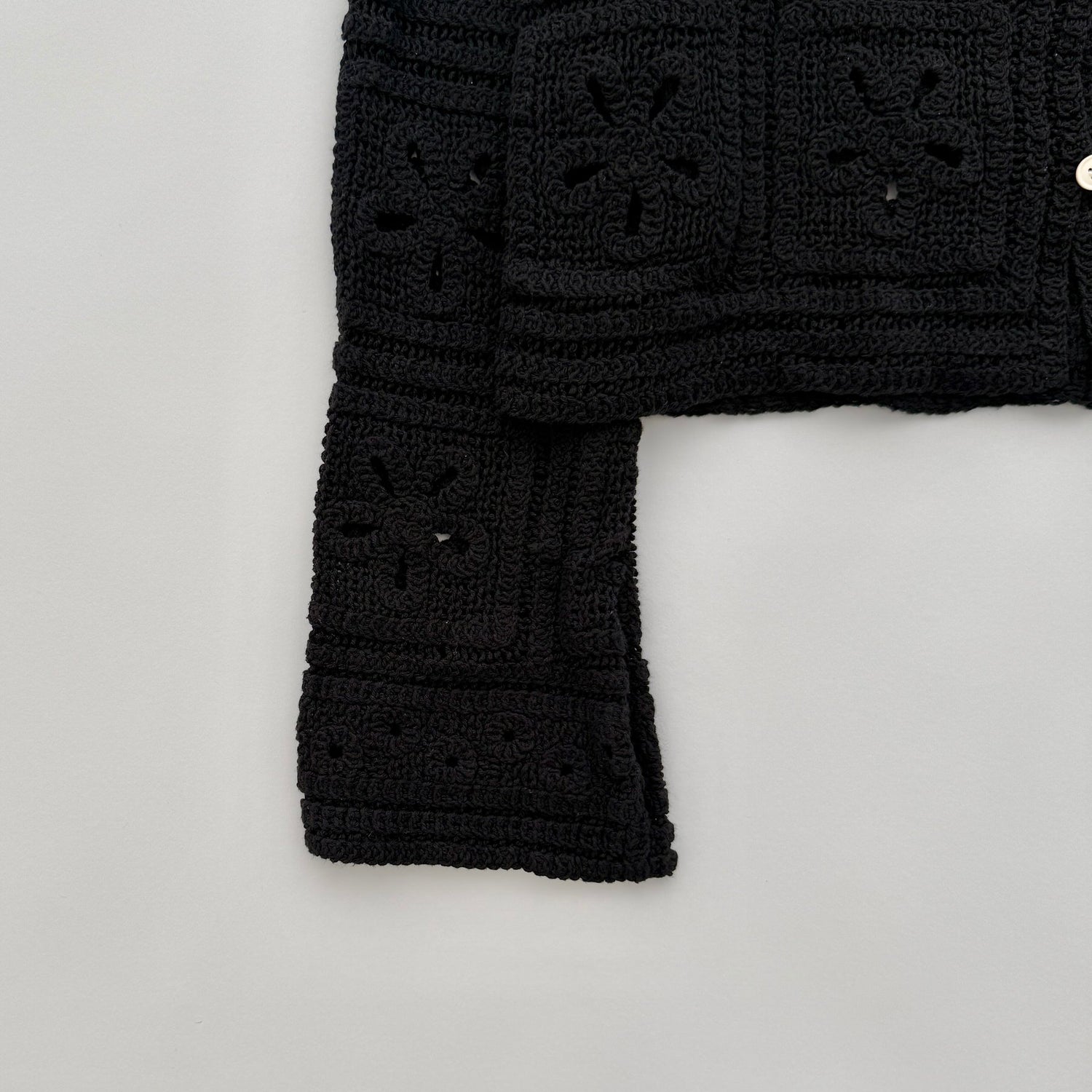 【SAMPLE】mesh cardigan / black