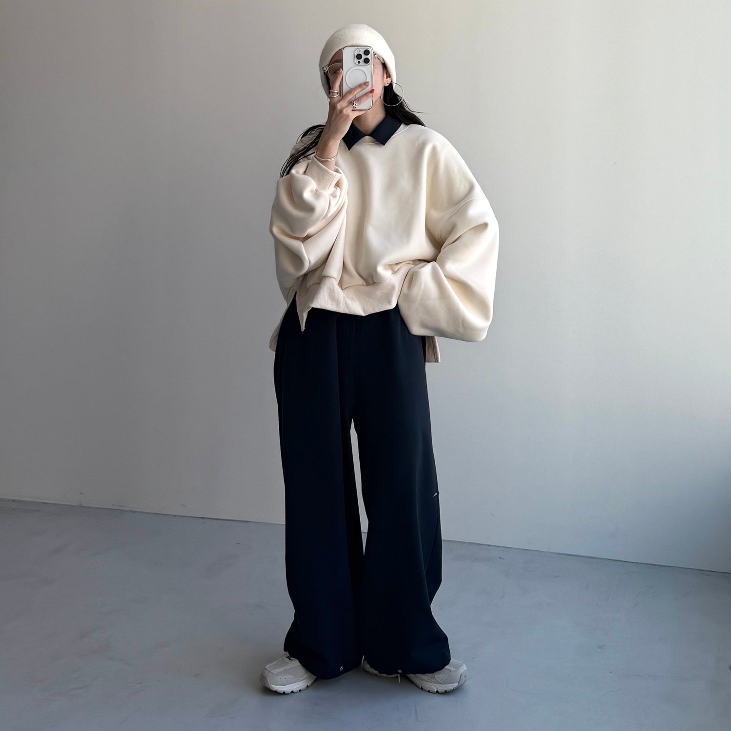 OSUMITSUKI sweat / ivory [SHORT or FREE]