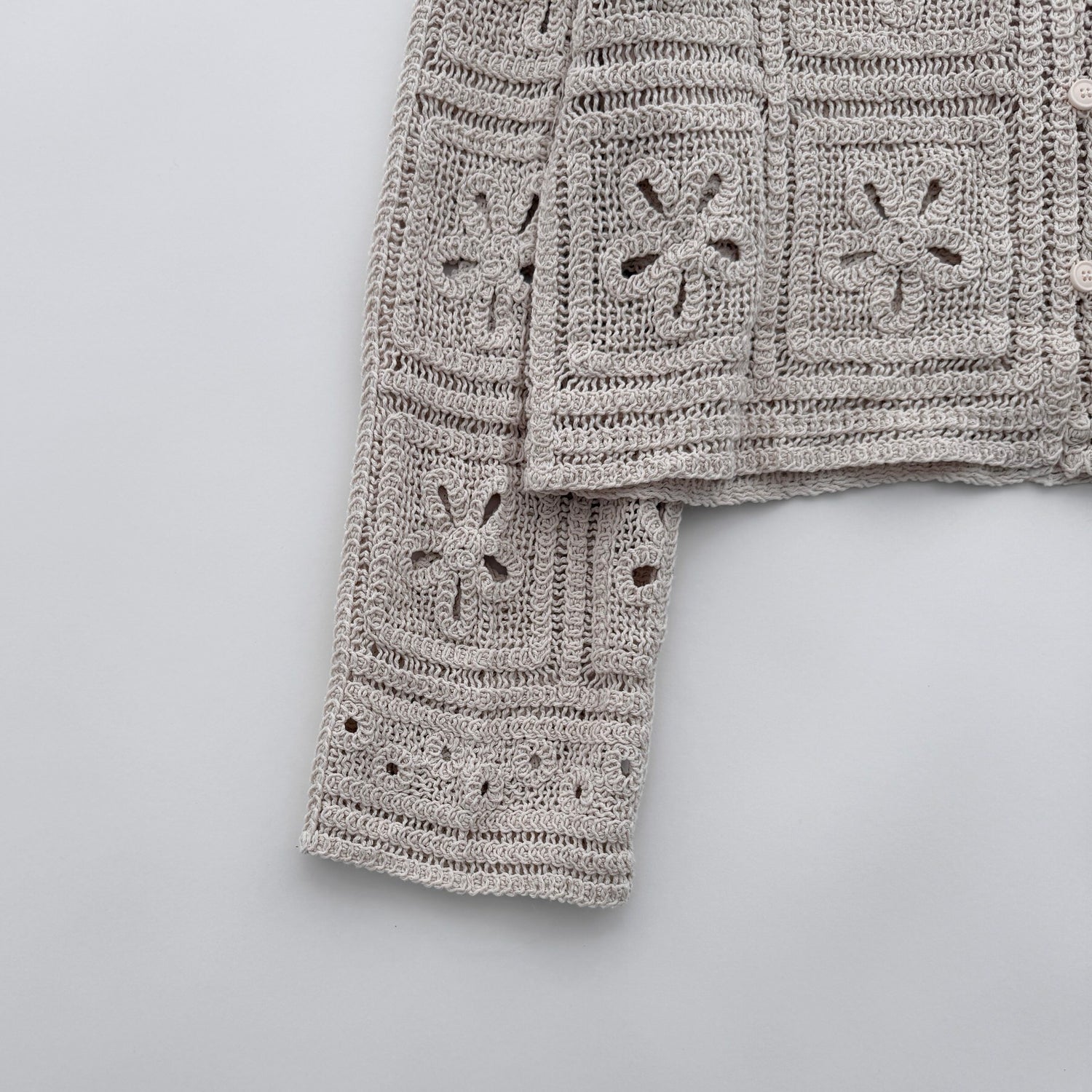 【SAMPLE】mesh cardigan / ivory