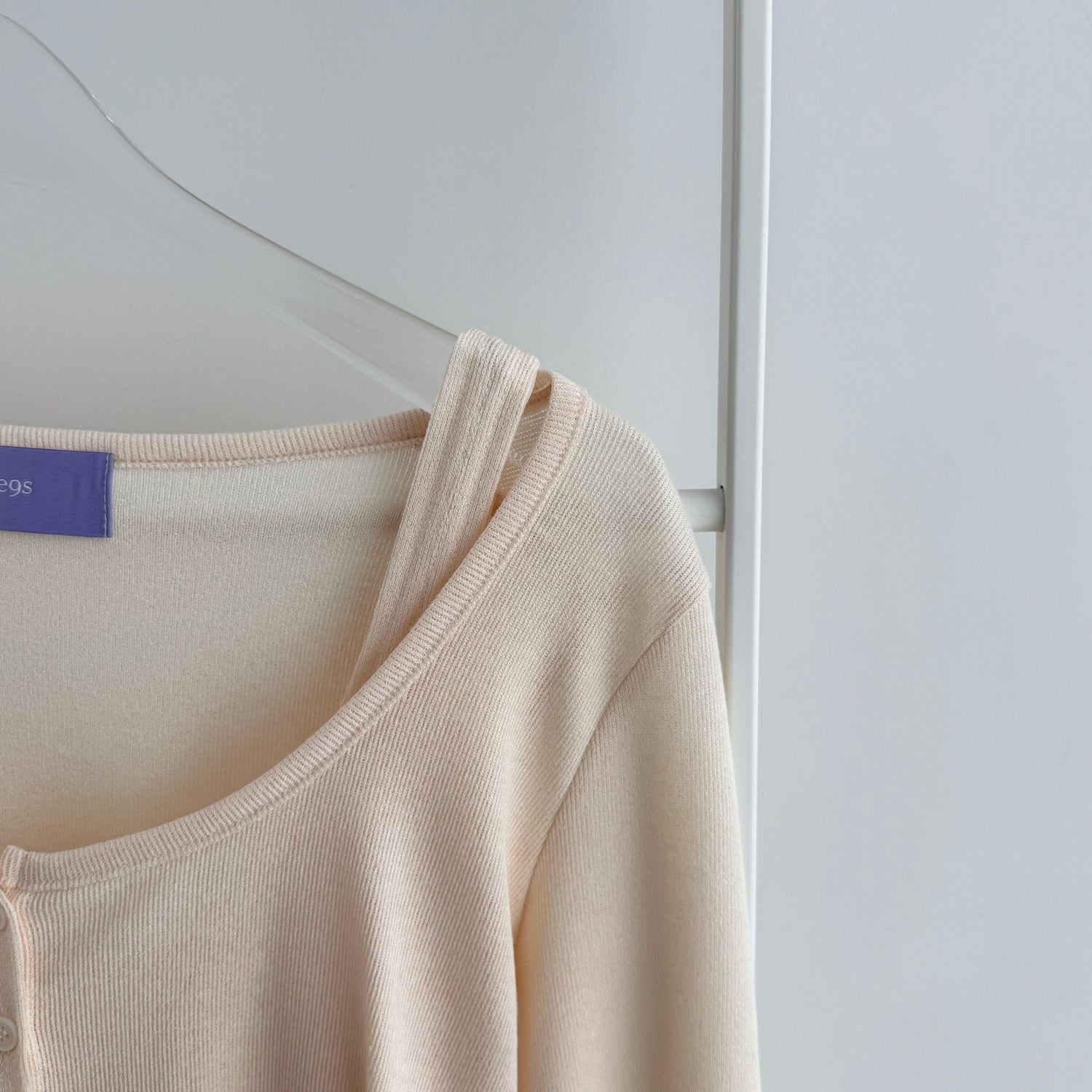 【SAMPLE】（2点SET）soft touch cardigan +tank top / ivory