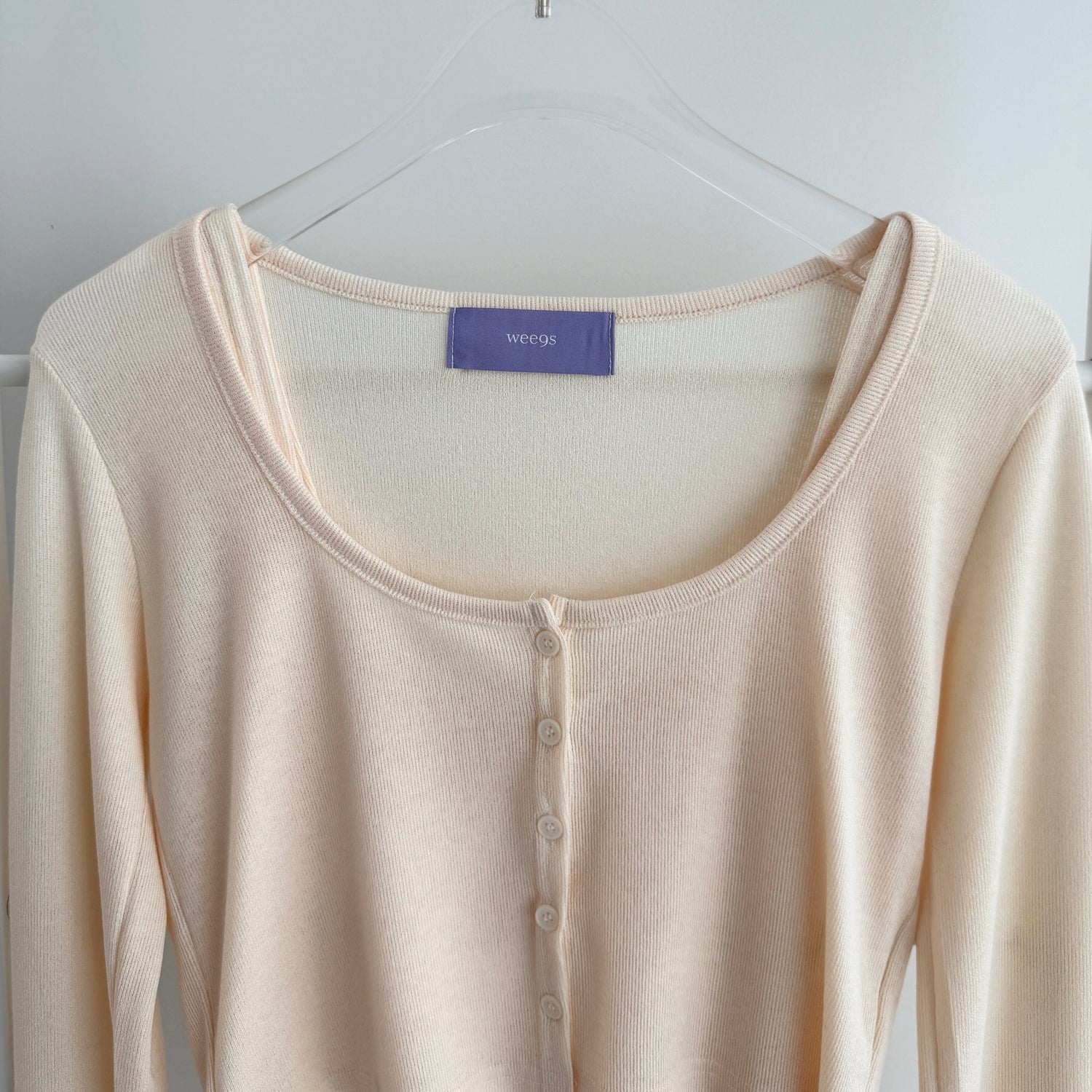 【SAMPLE】（2点SET）soft touch cardigan +tank top / ivory