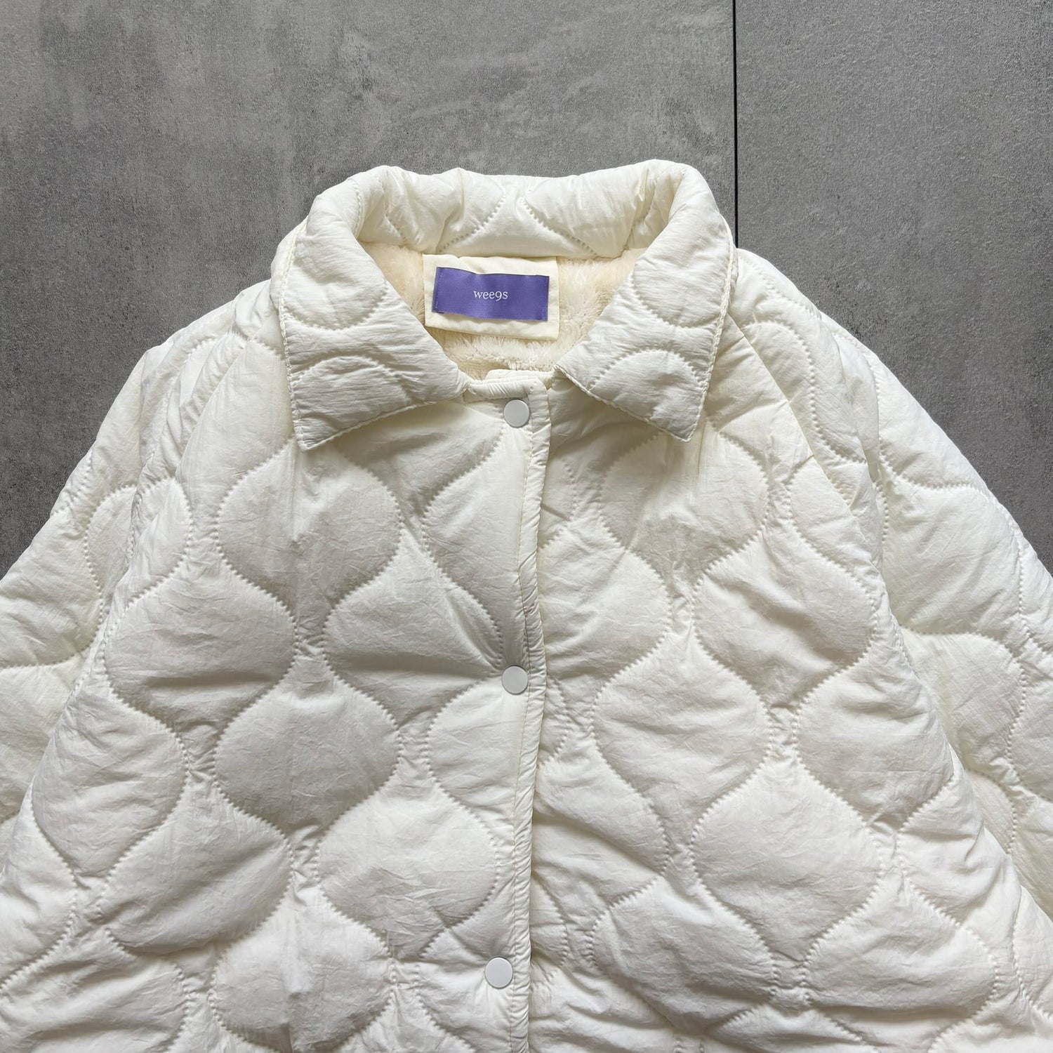 WATA AME quilting jacket / ivory
