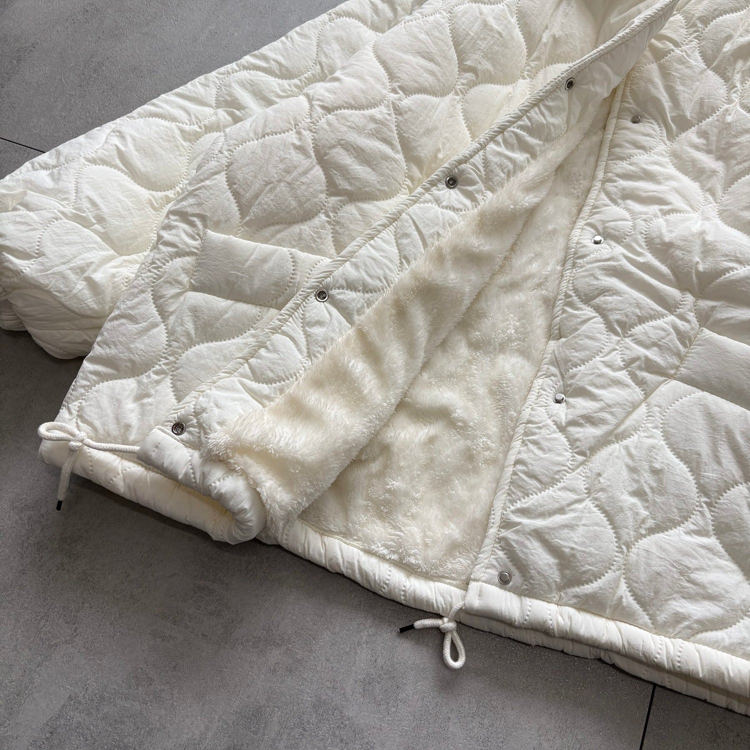 WATA AME quilting jacket / ivory