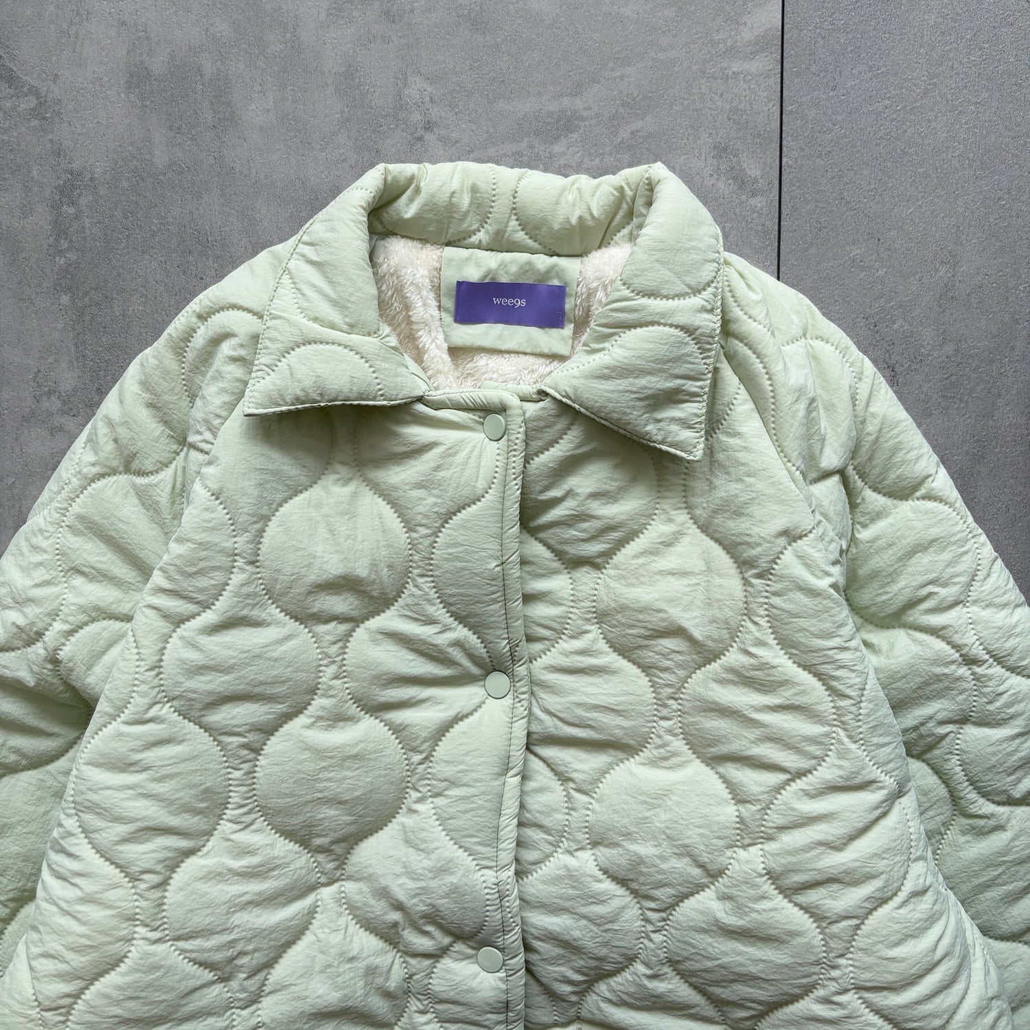 WATA AME quilting jacket / green