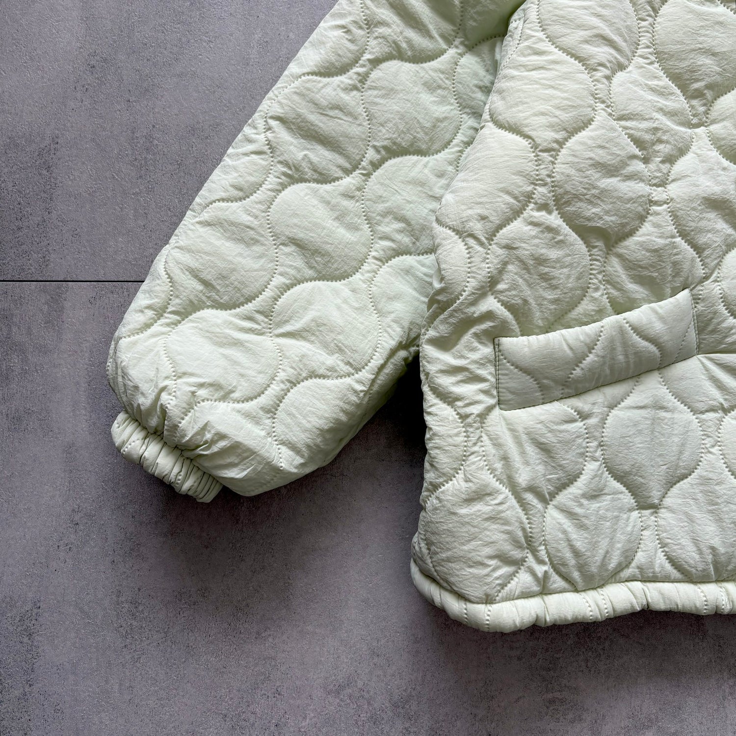 WATA AME quilting jacket / green