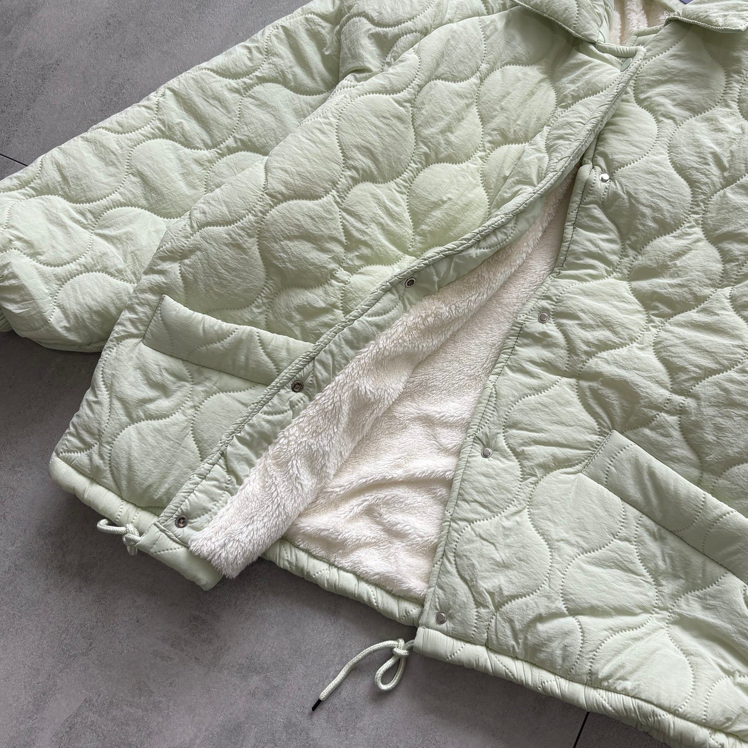 WATA AME quilting jacket / green
