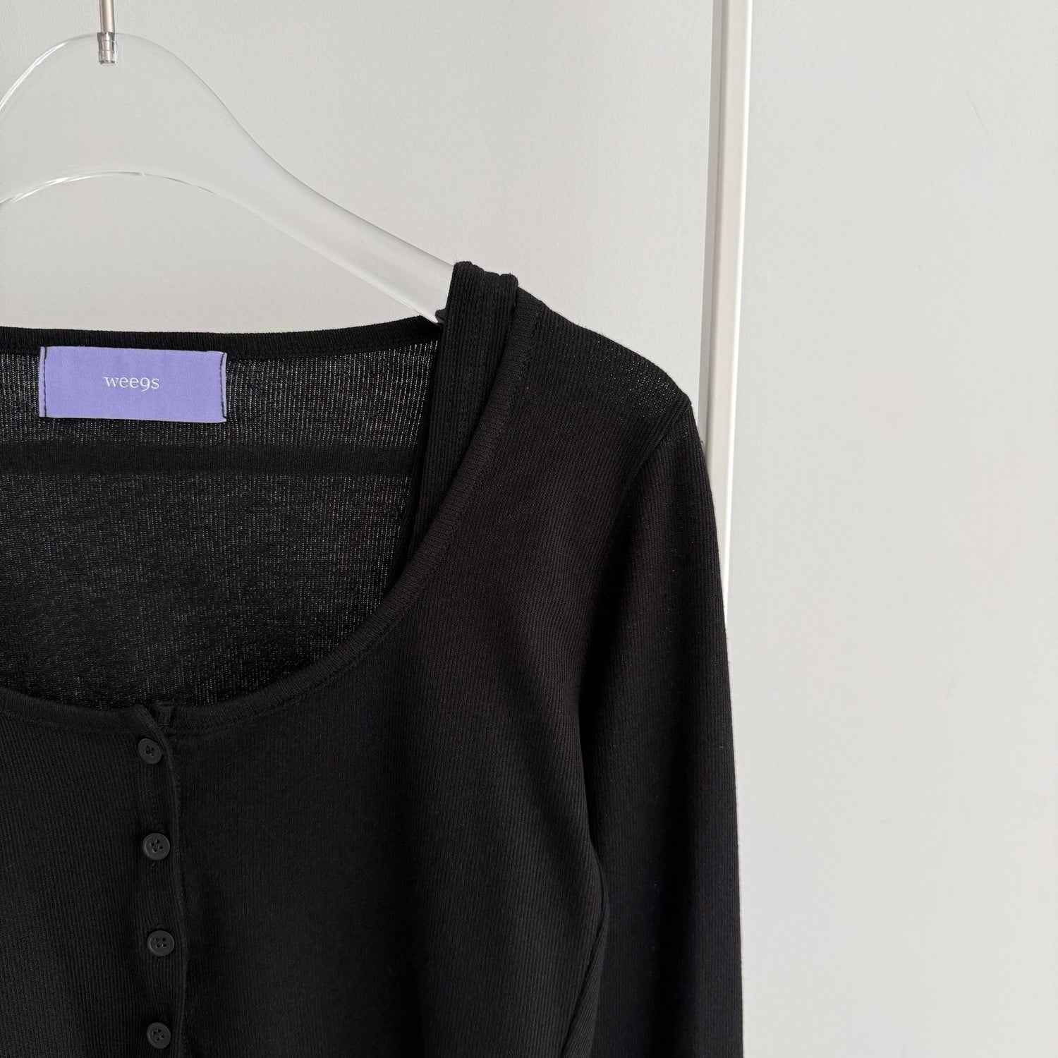 【SAMPLE】（2点SET）soft touch cardigan +tank top / black