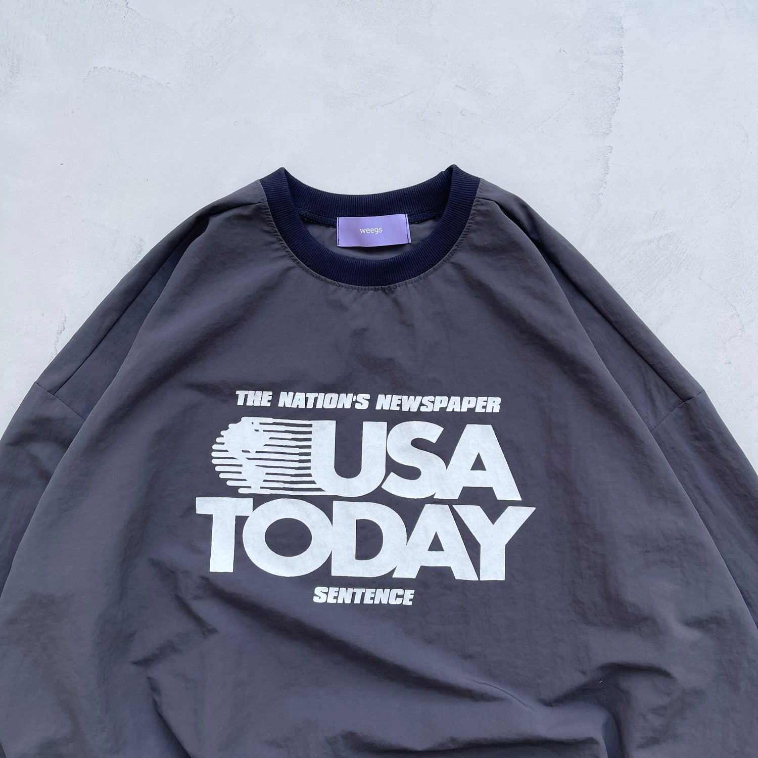 USA TODAY nylon tee / navy