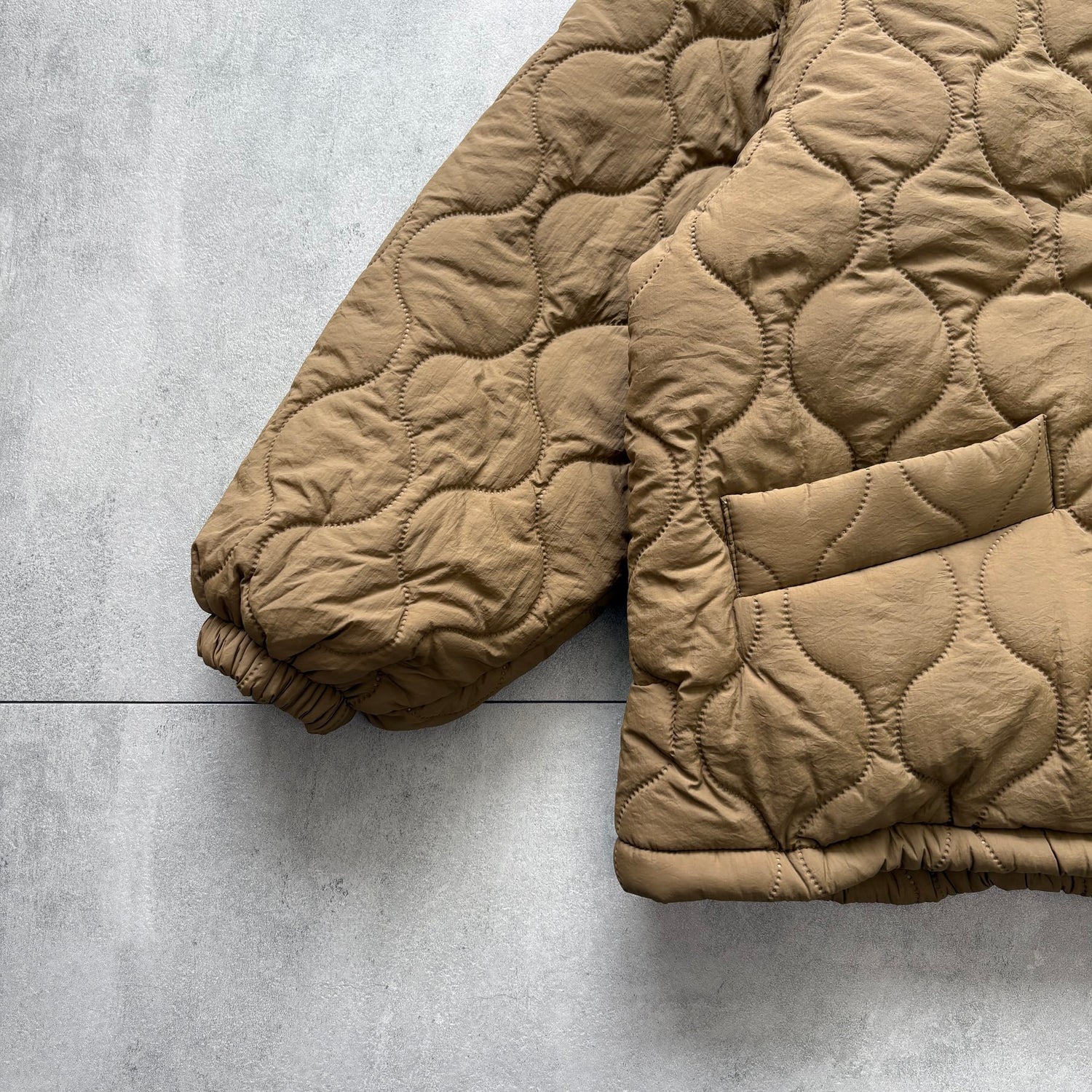 WATA AME quilting jacket / brown