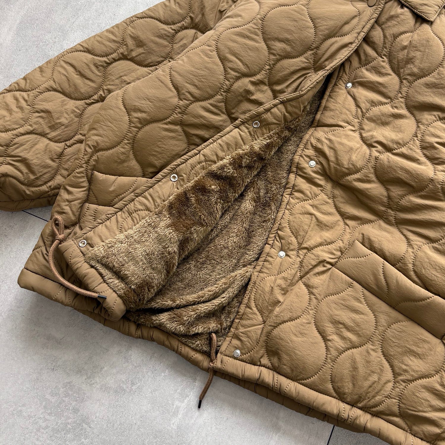 WATA AME quilting jacket / brown