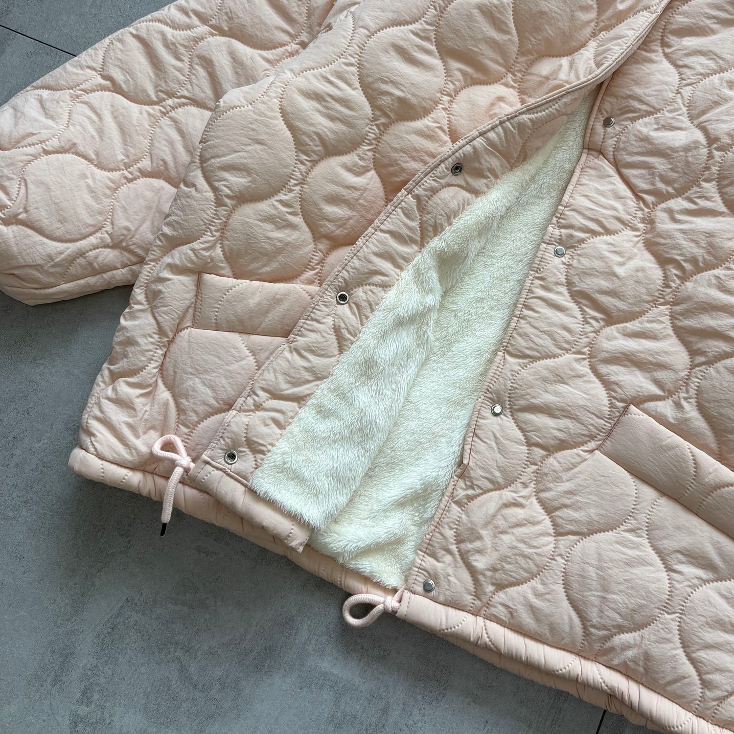WATA AME quilting jacket / baby pink