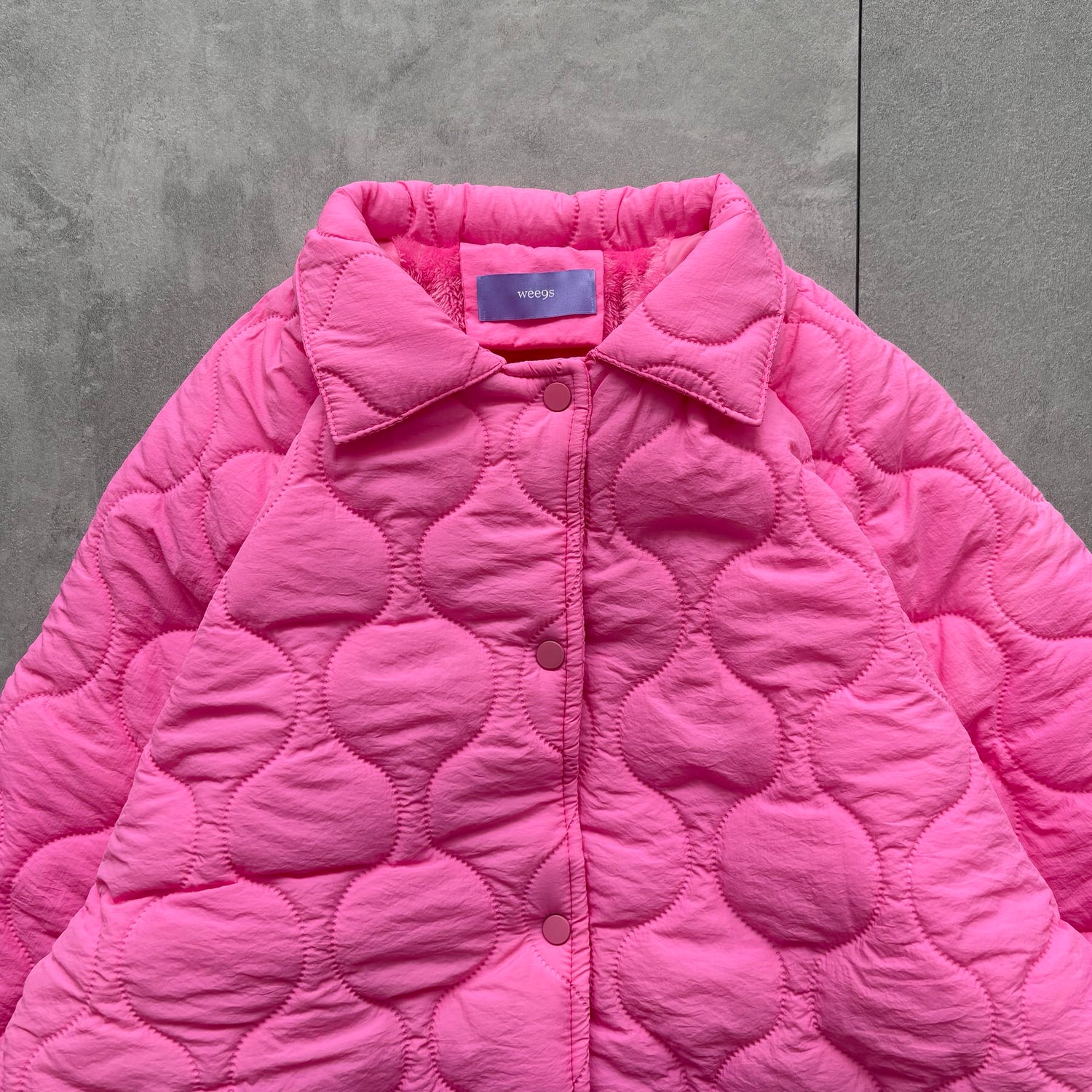 WATA AME quilting jacket / pink