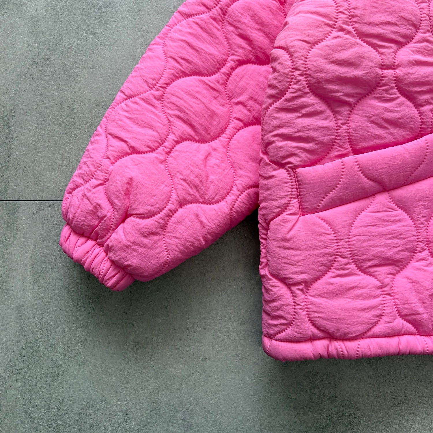 WATA AME quilting jacket / pink