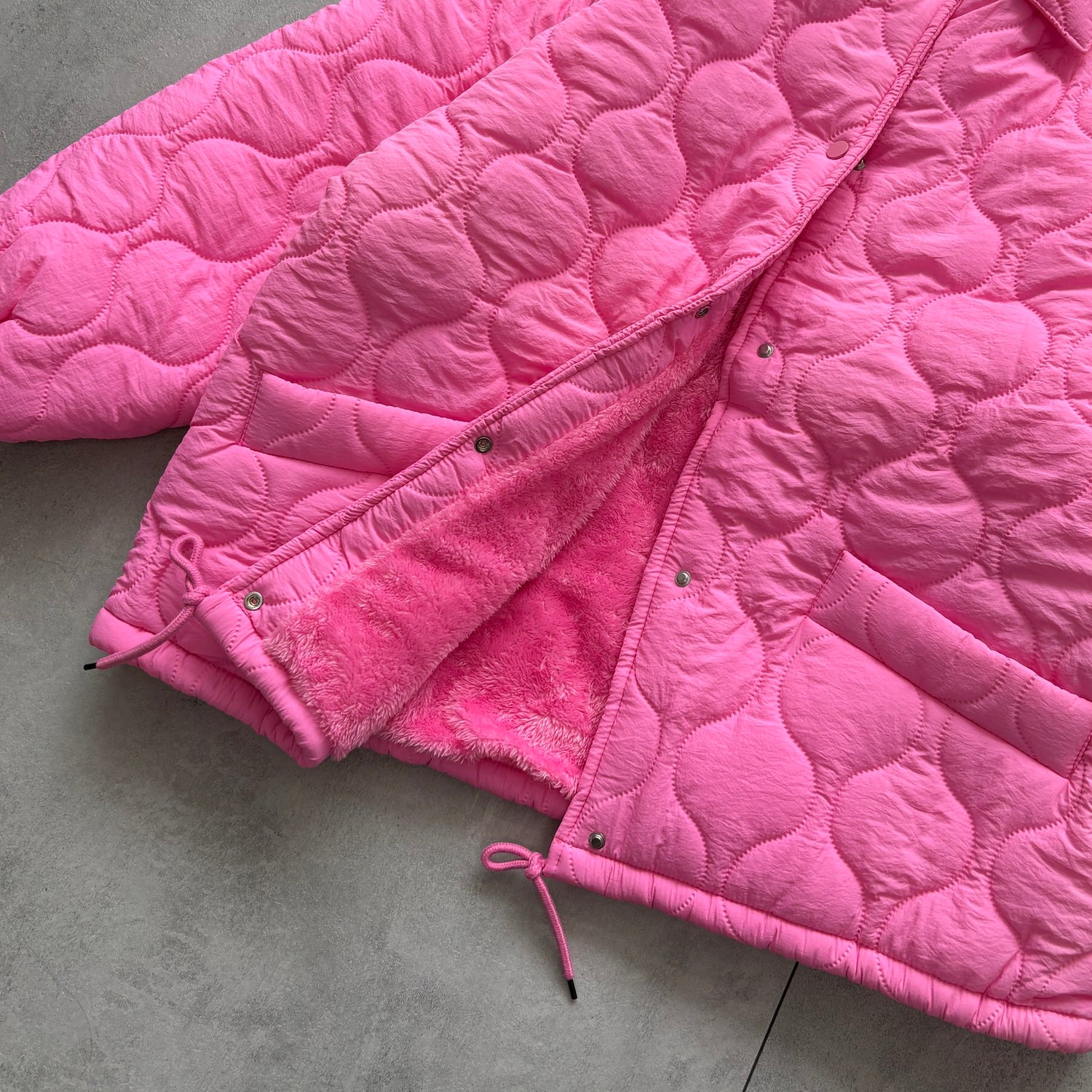 WATA AME quilting jacket / pink