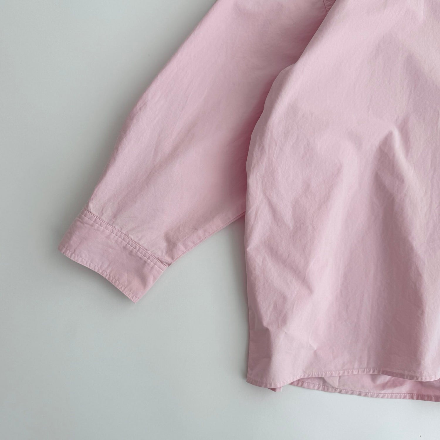 【SAMPLE】over size logo color shirt / pink