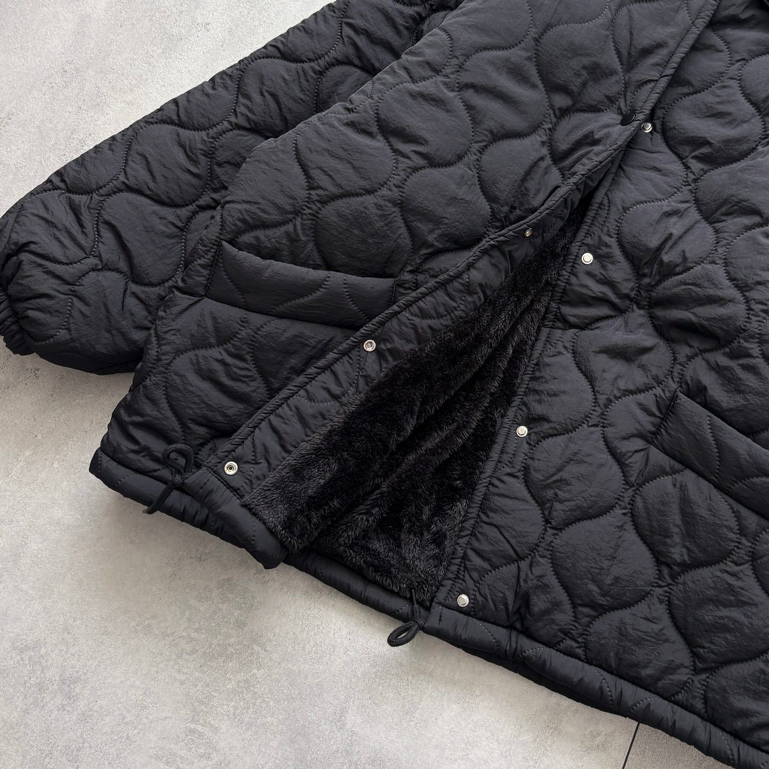 WATA AME quilting jacket / black