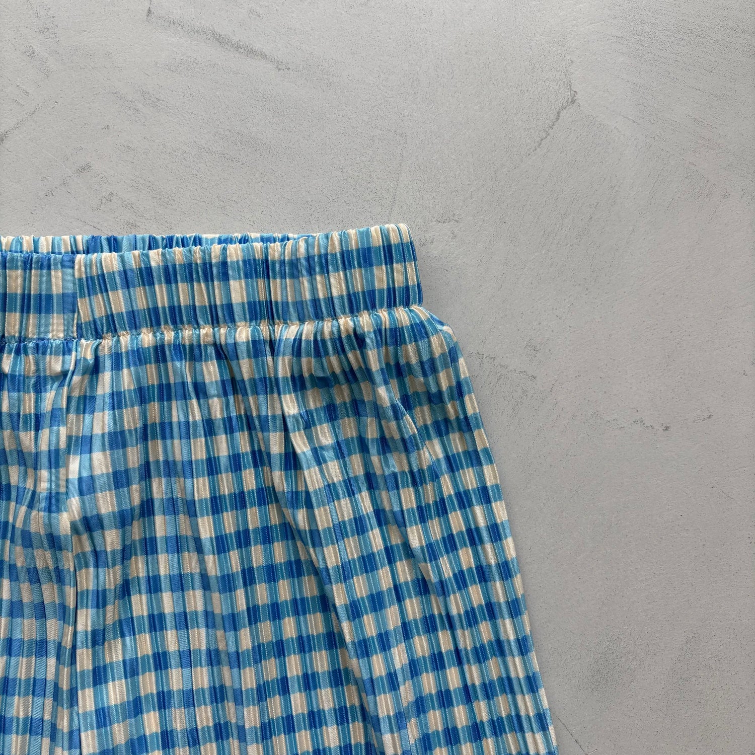 24h CHECK PANTS / blue