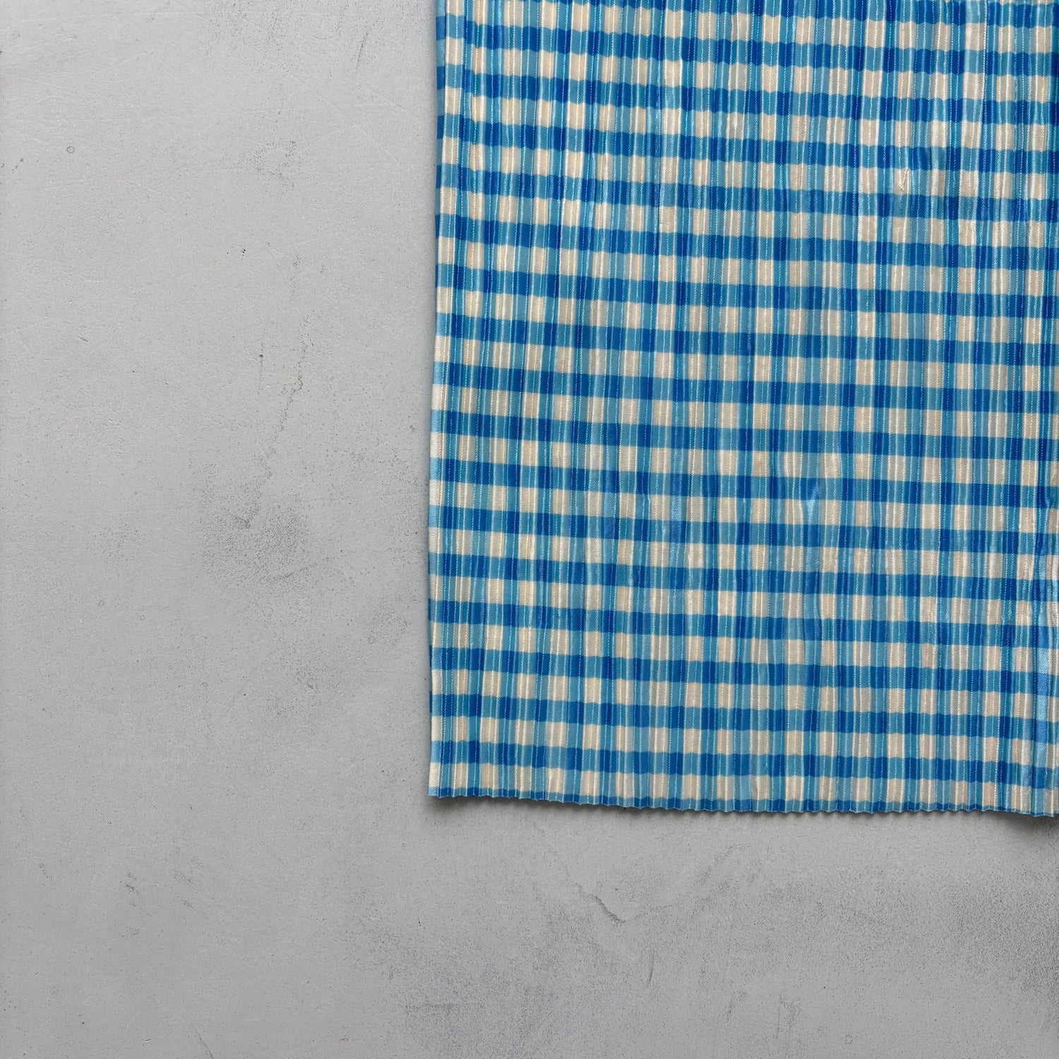 24h CHECK PANTS / blue