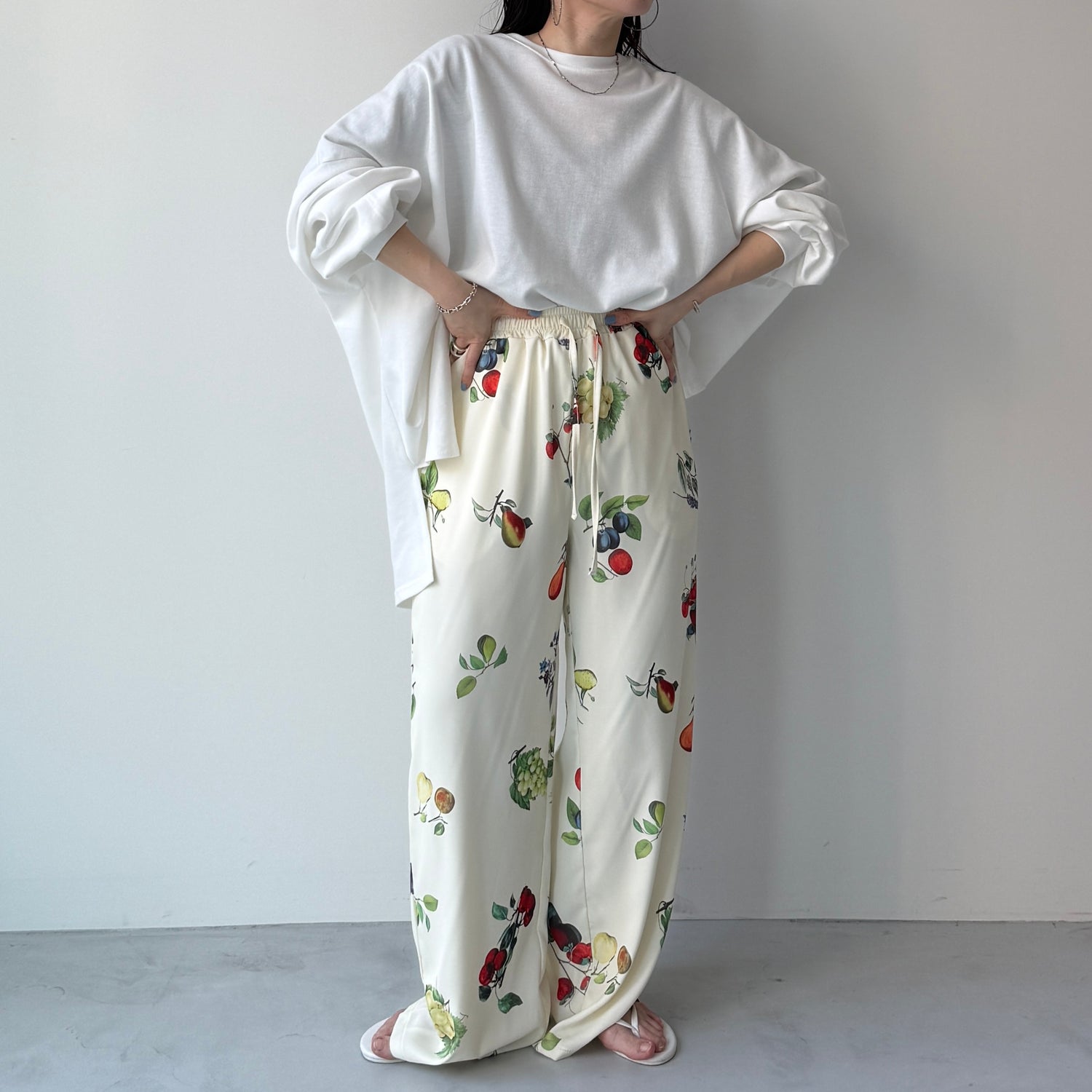fruity pants / ivory