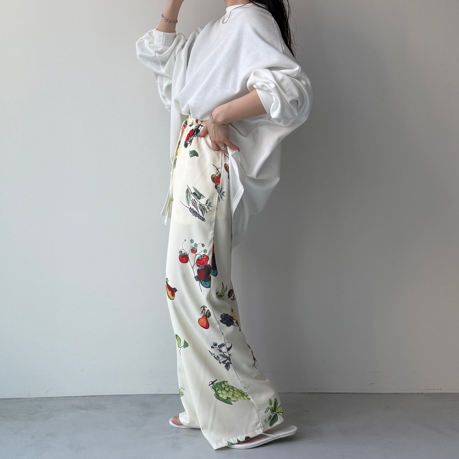 fruity pants / ivory