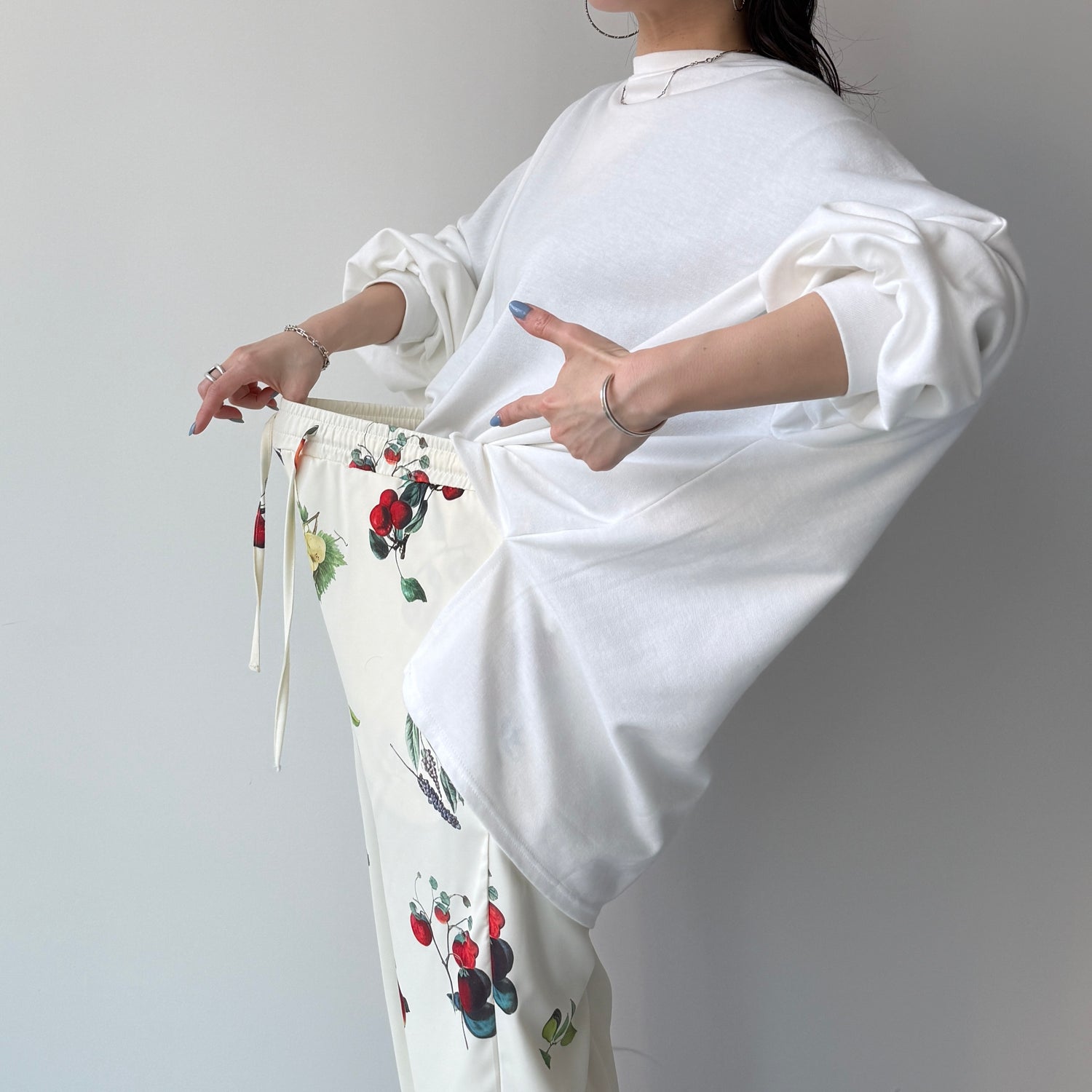 fruity pants / ivory