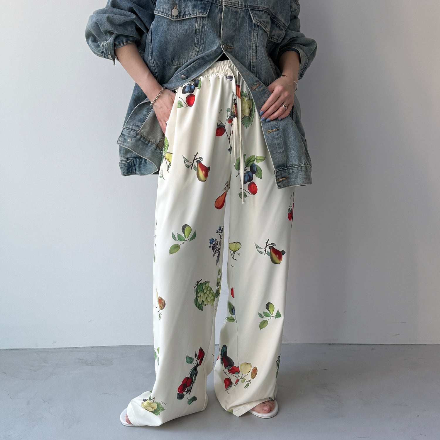 fruity pants / ivory