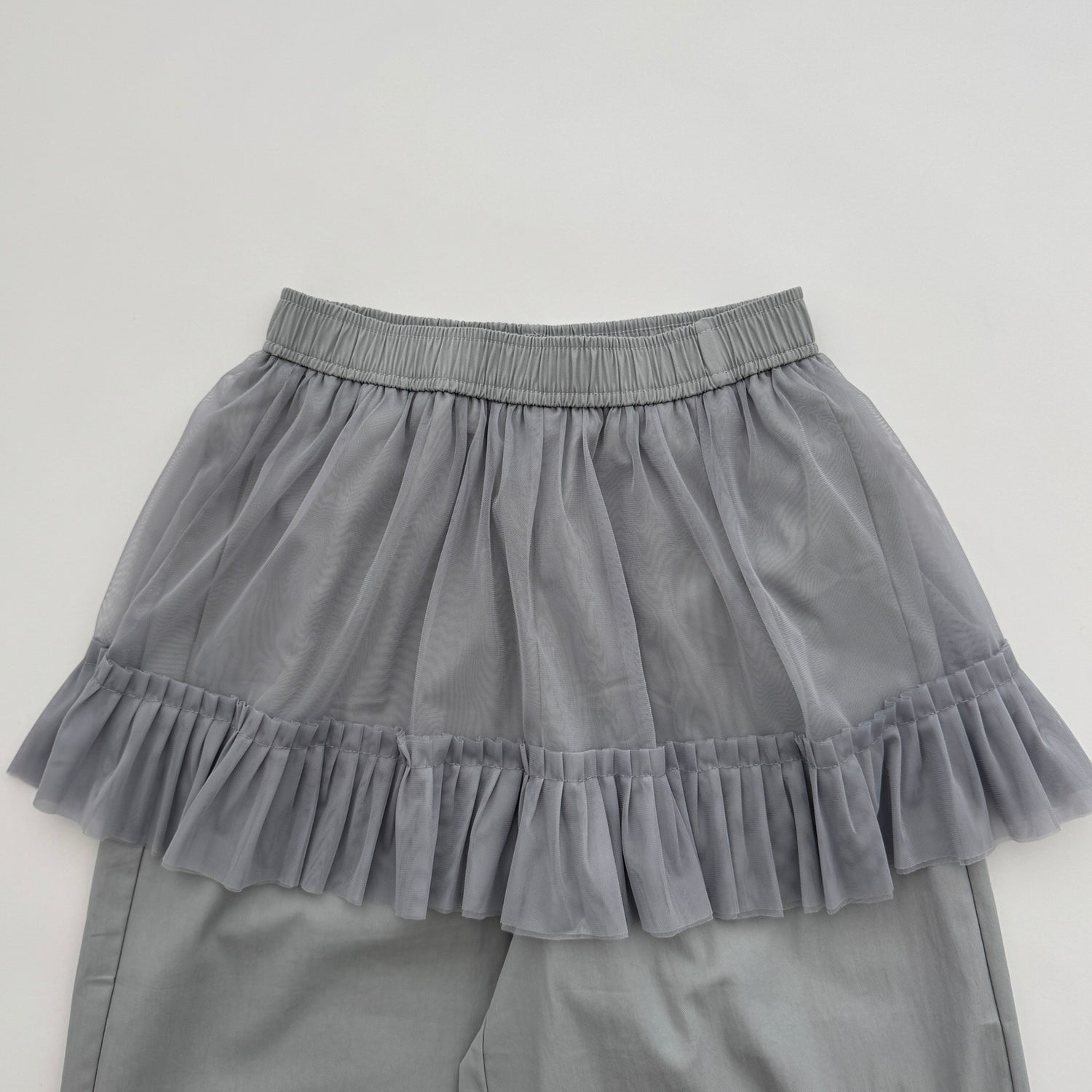 【SAMPLE】tulle layered pants / blue