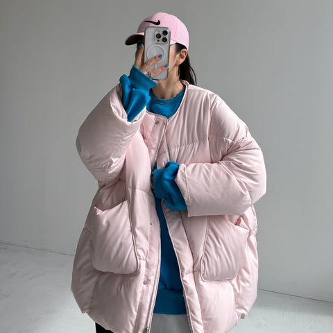 perfect silhouette nakawata down / baby pink
