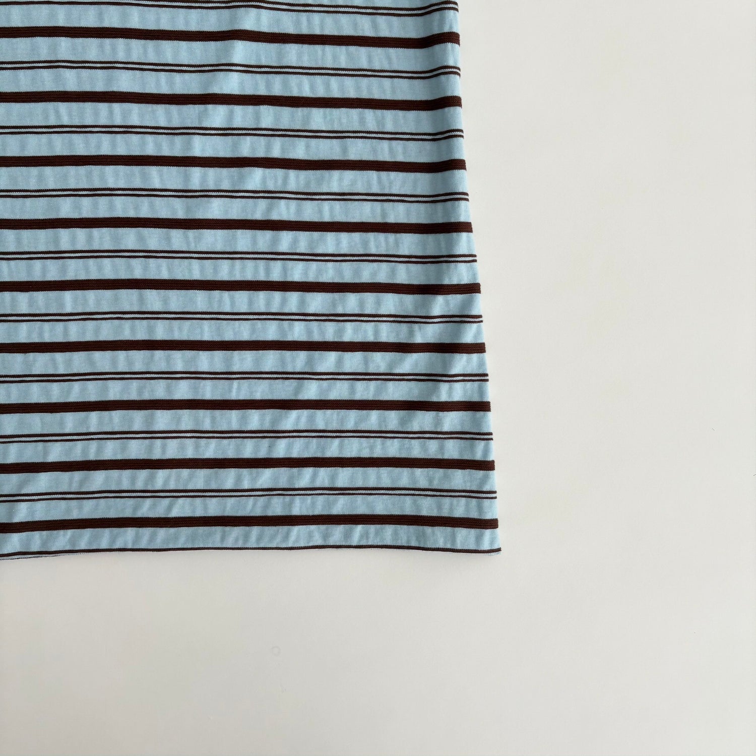 【SAMPLE】loose border tee / blue