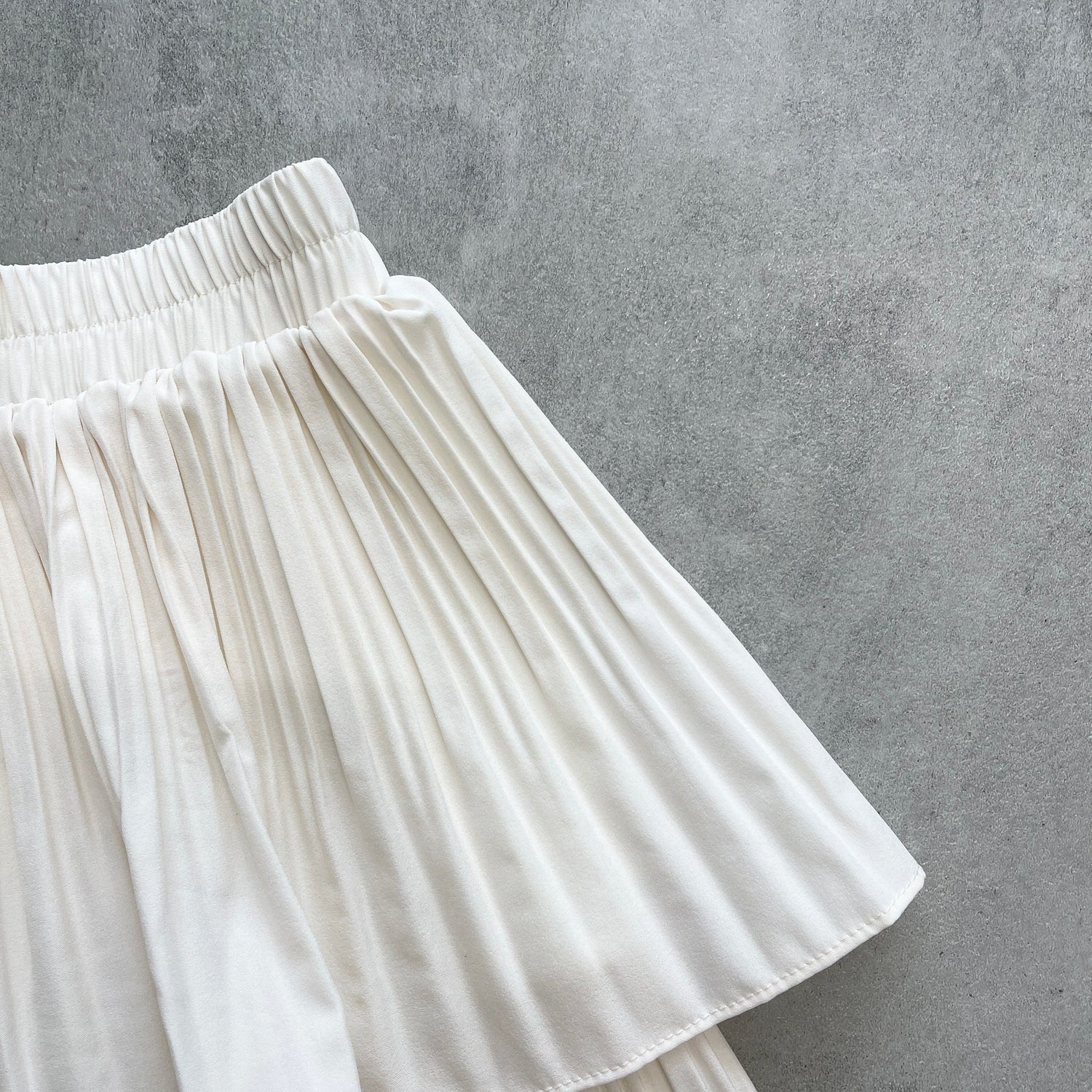 【SAMPLE】flamenco skirt / ivory（cut ver.）