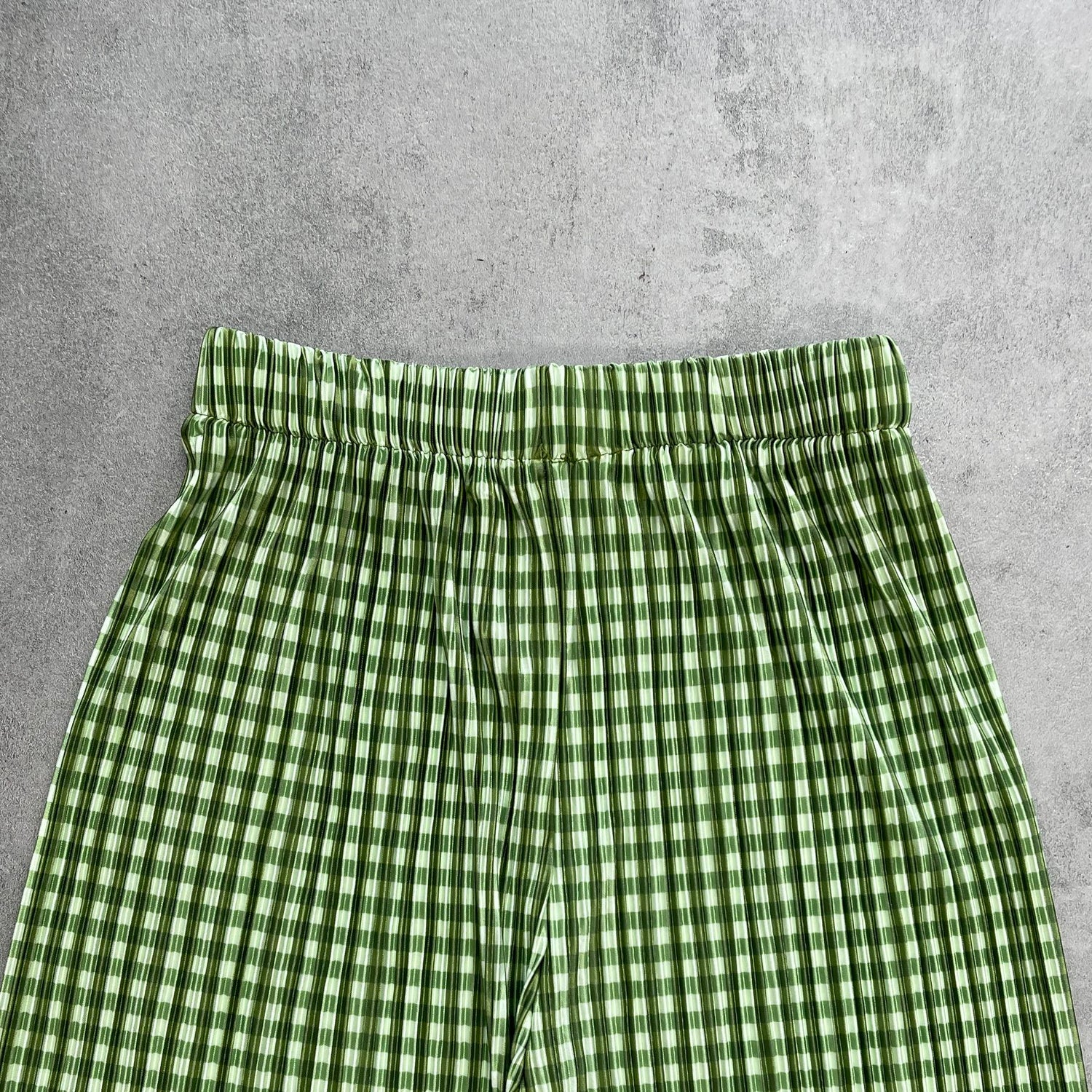 24h CHECK PANTS / green