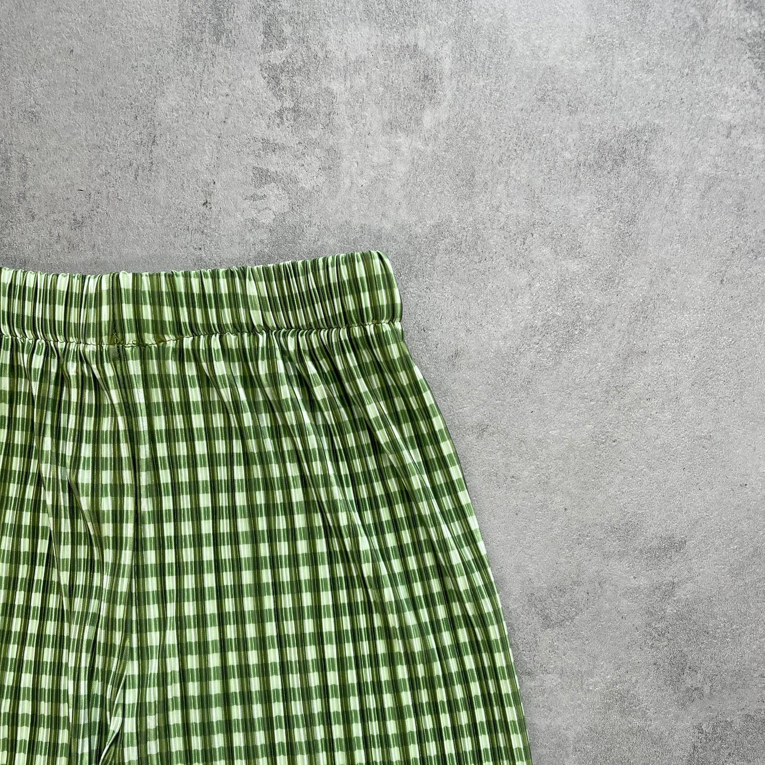 24h CHECK PANTS / green