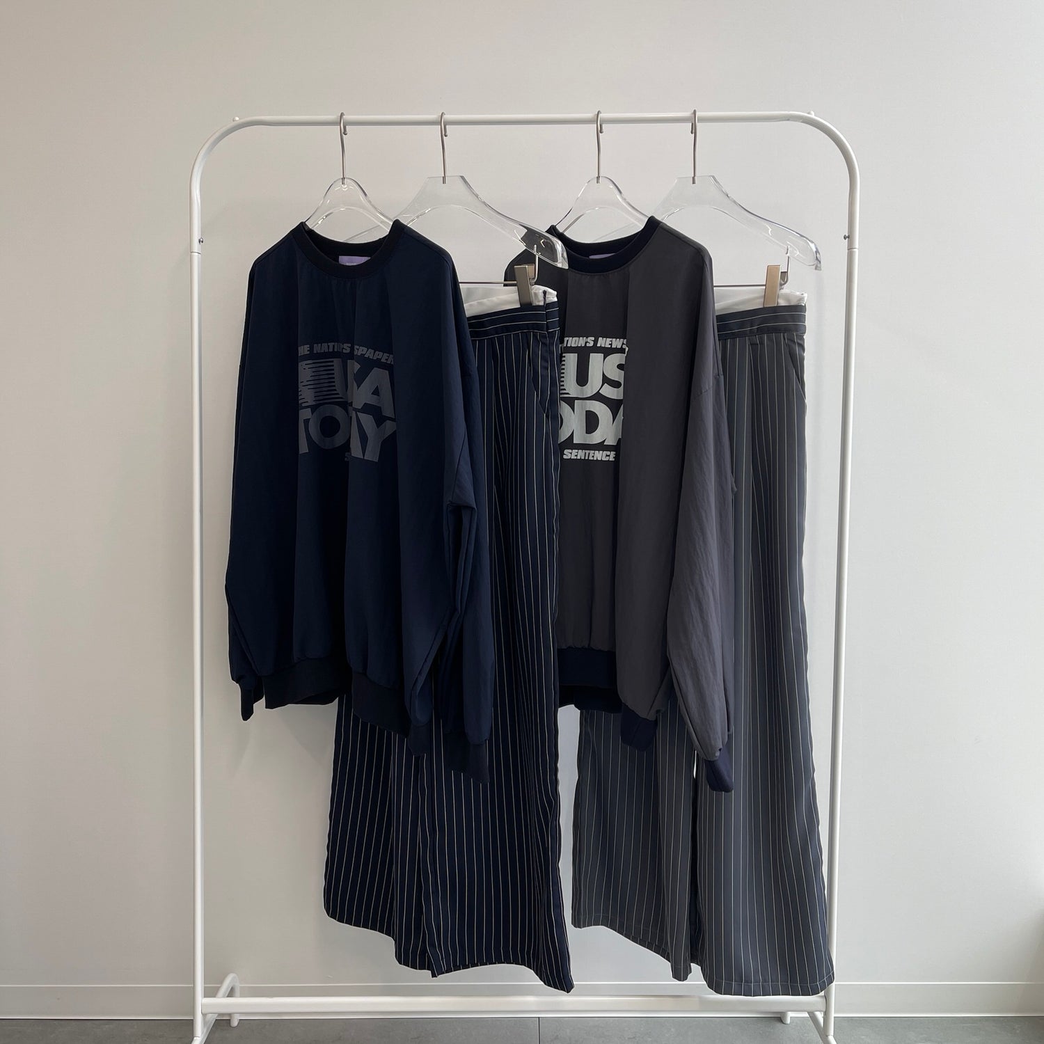 USA TODAY nylon tee / dark navy