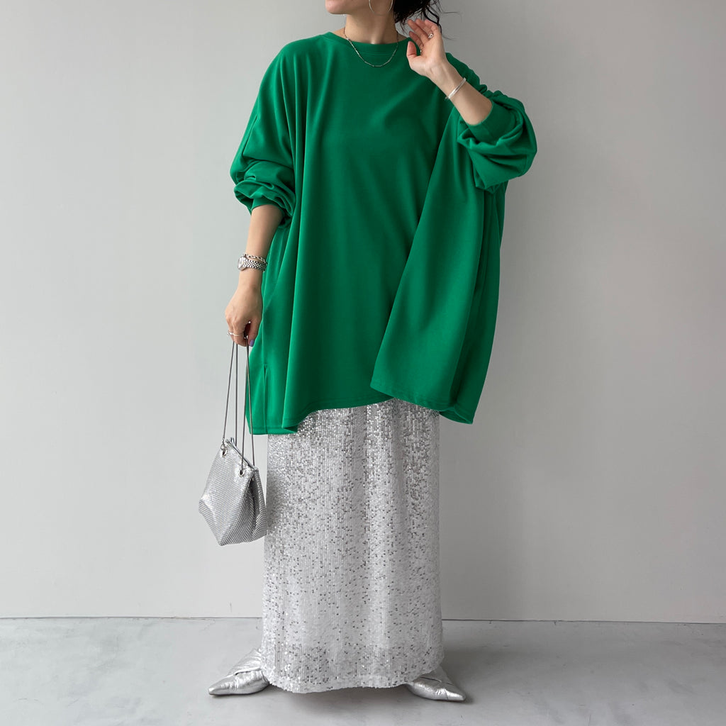 super loose light sweatee / green [3size] （ツーウェイオーバーサイズモッズコート） | wee9s ...