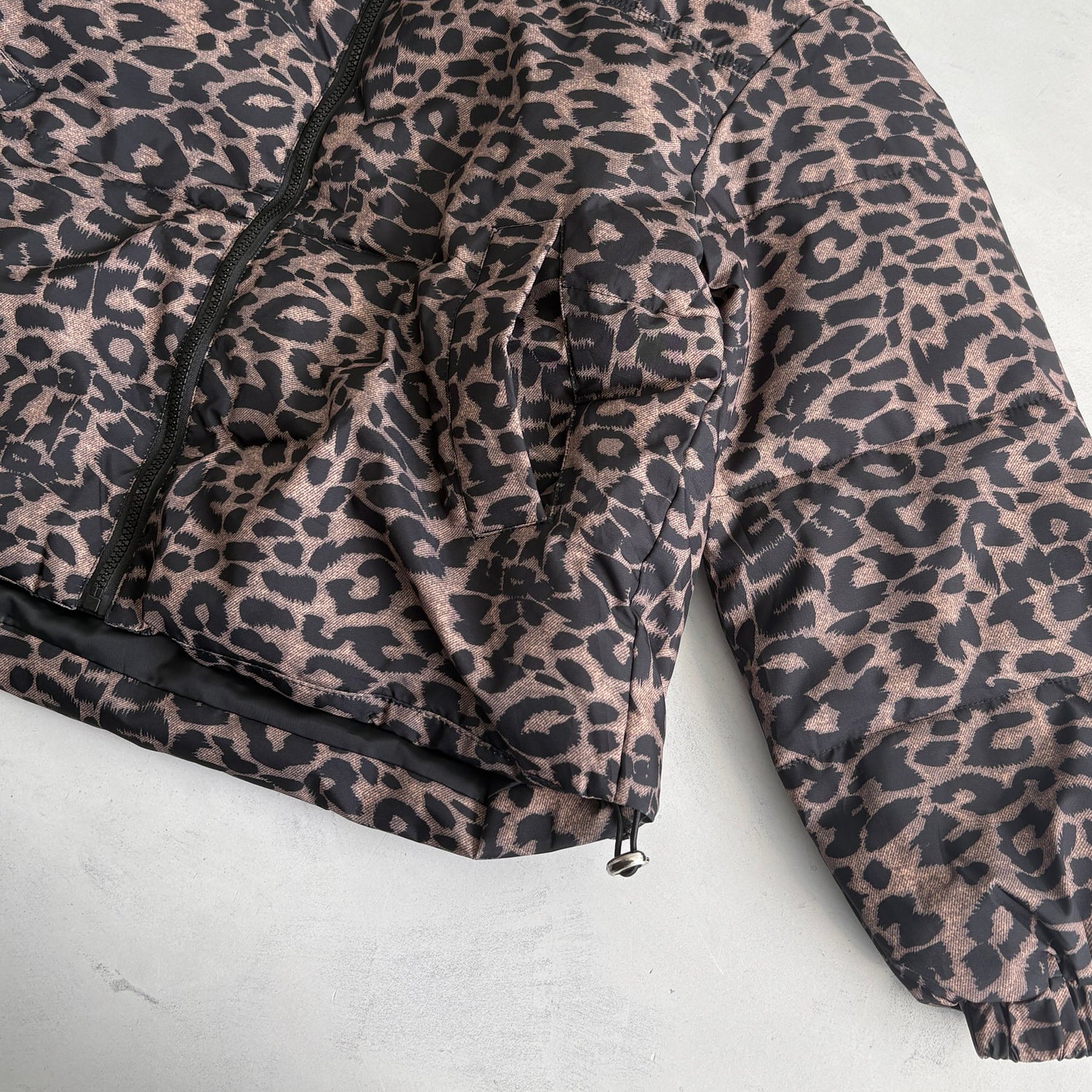 【SAMPLE】LEOPARD fake down blouson
