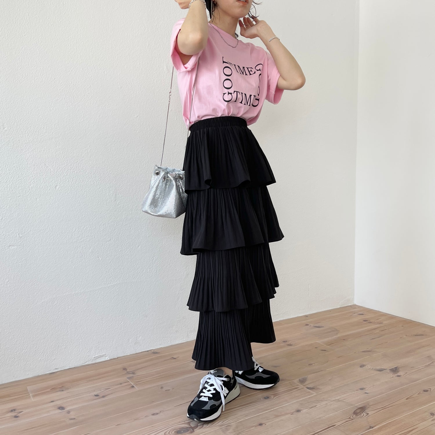 flamenco skirt / black