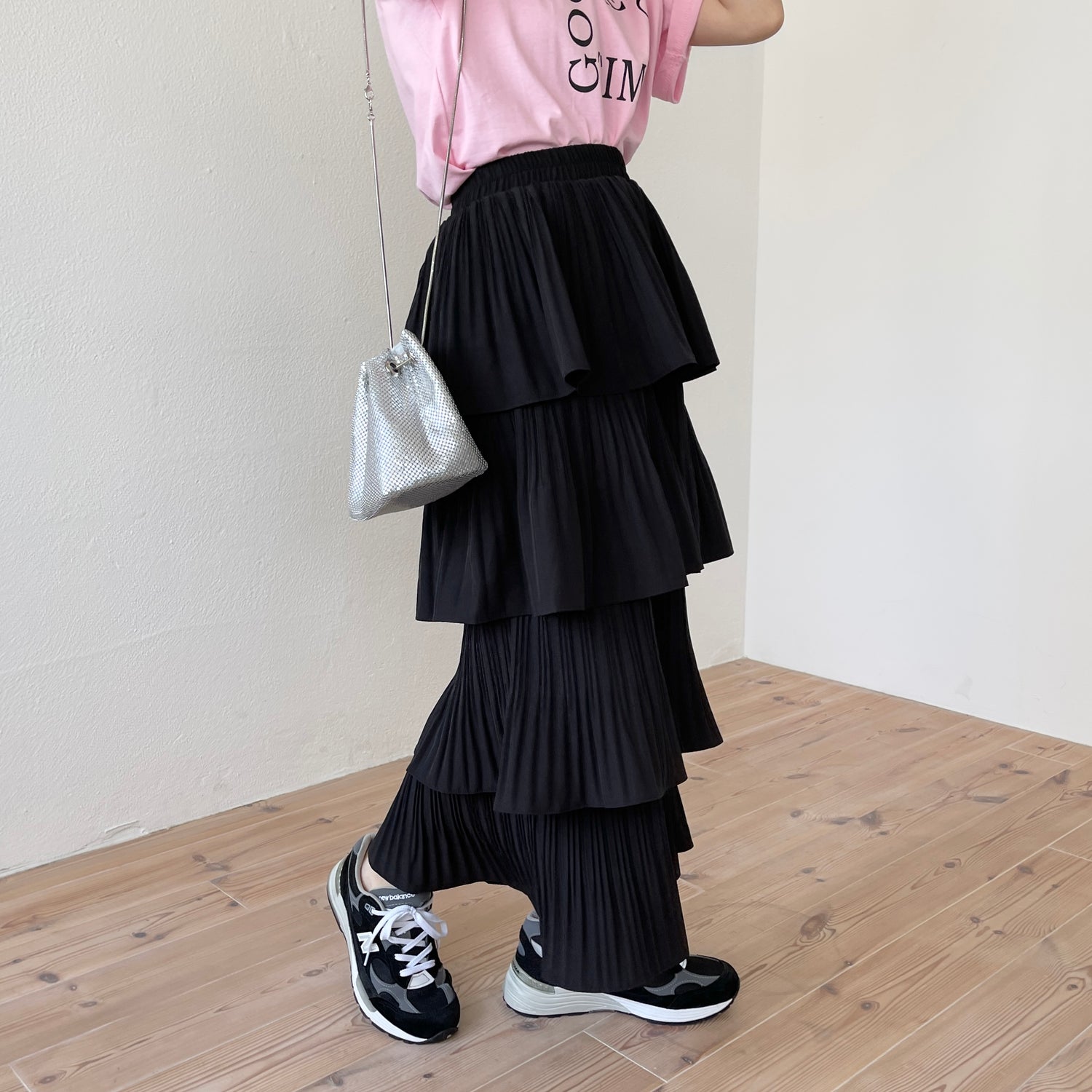 flamenco skirt / black