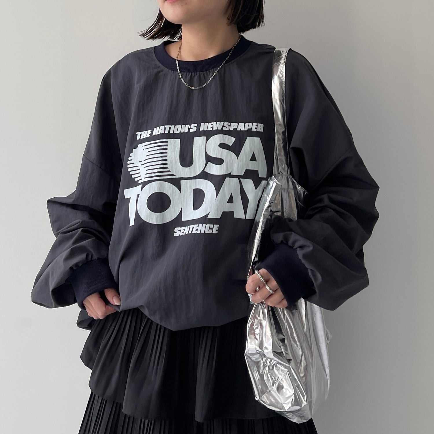 USA TODAY nylon tee / navy