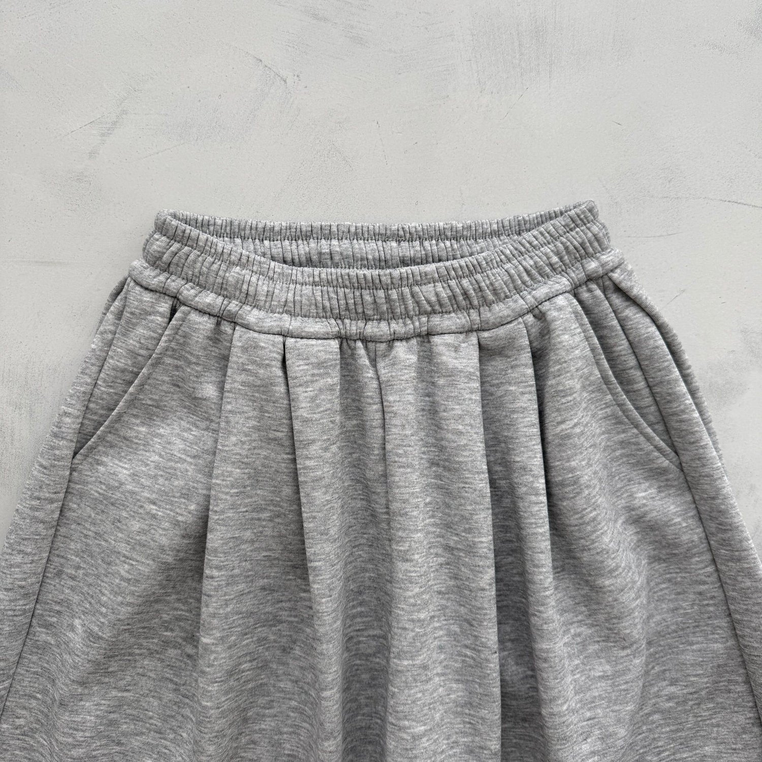 【選べるタイプ】super loose sweat half pants / gray
