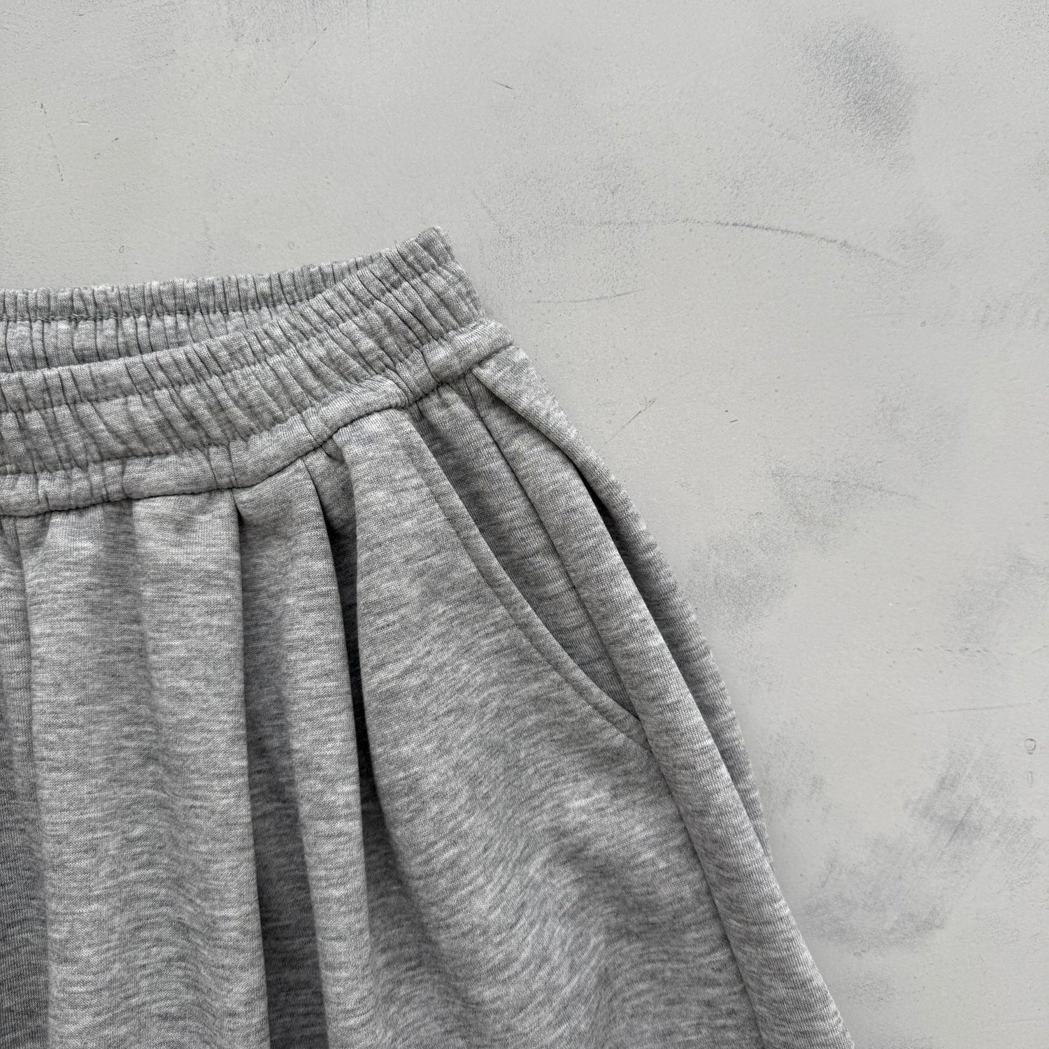 【選べるタイプ】super loose sweat half pants / gray